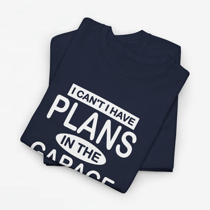 Vaderdag Papa Cadeau - T-shirt - I can't, I have plans in the garage - Oversized #51