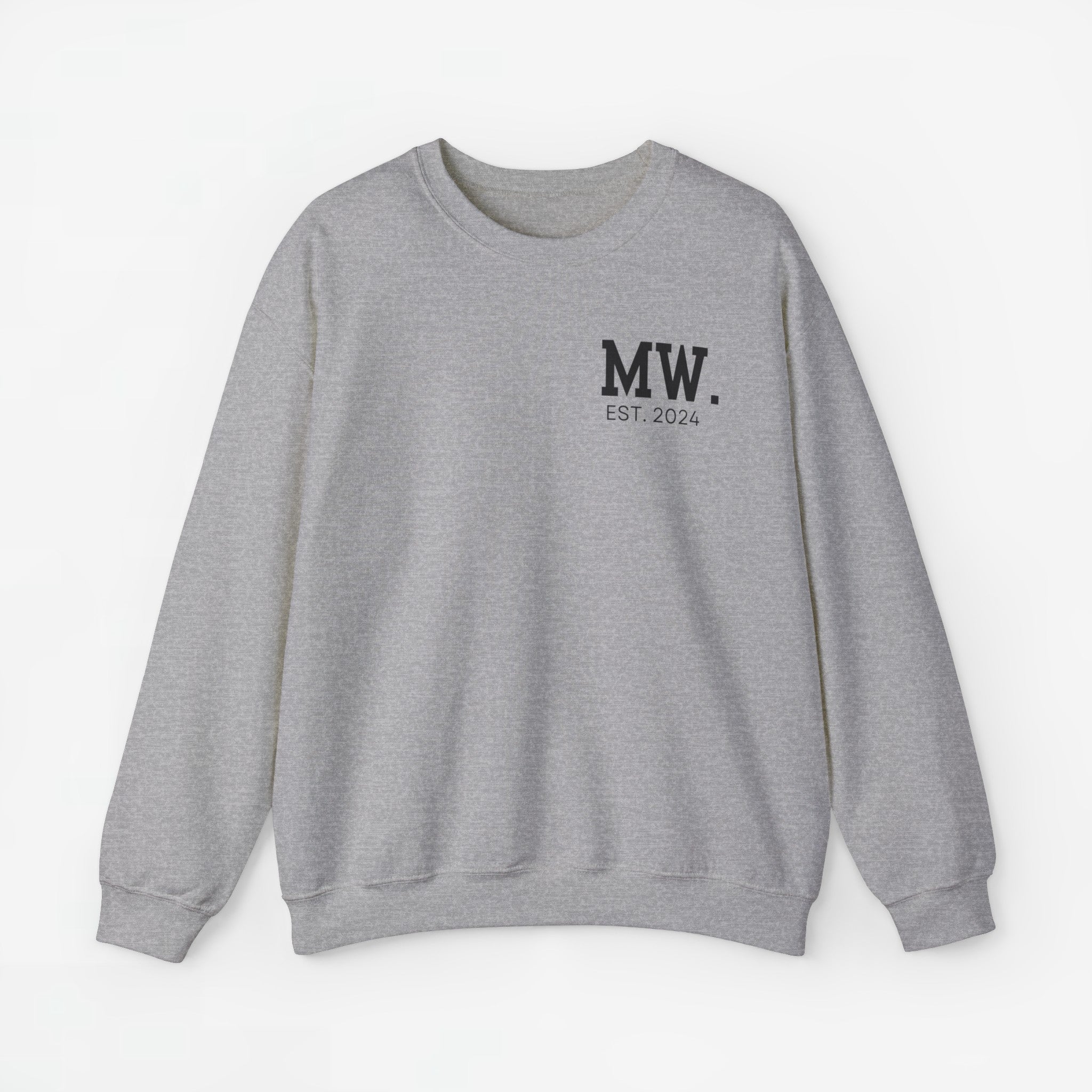 Gepersonaliseerde Bruiloft en trouwdag truien cadeau - DHR & MW Koppel Huwelijksreis truien met EST Jaar #8