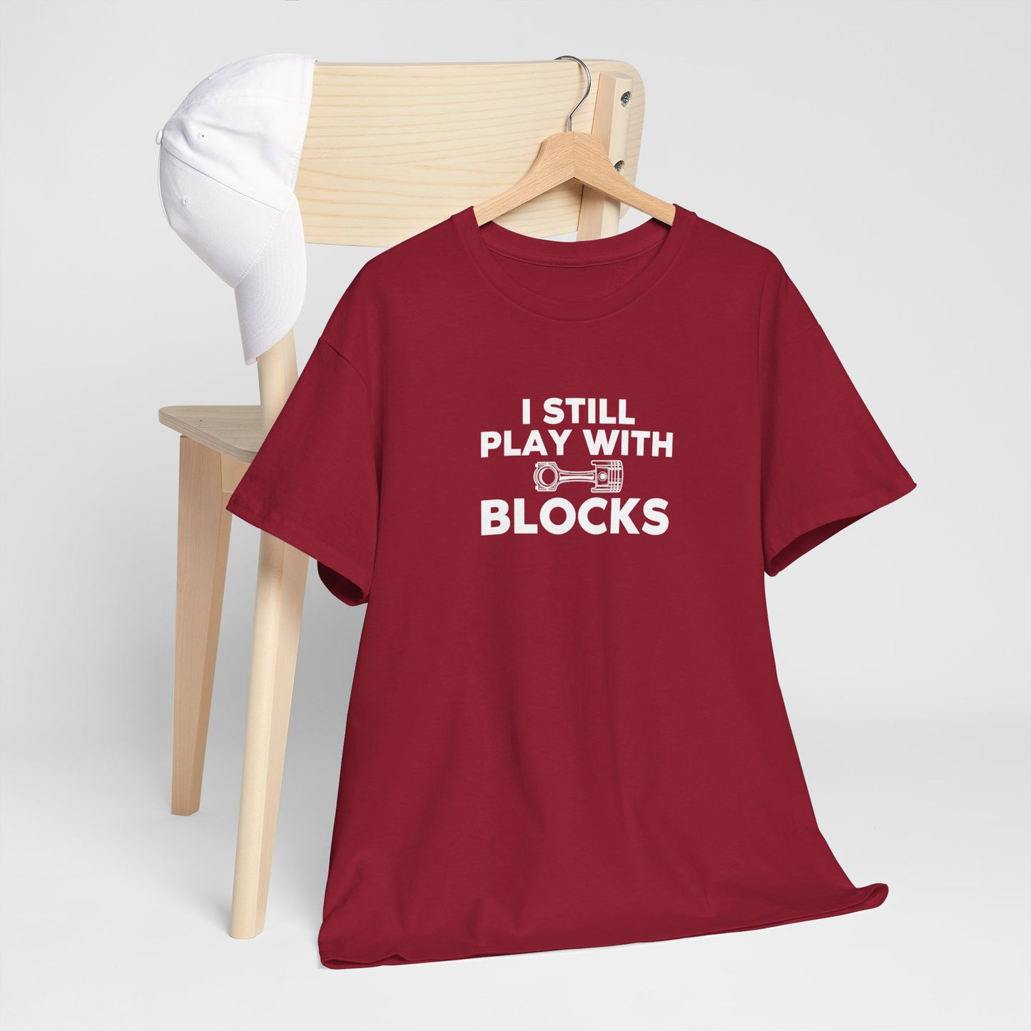 Vaderdag Papa Cadeau - T-shirt - I still play with blocks - Oversized #57