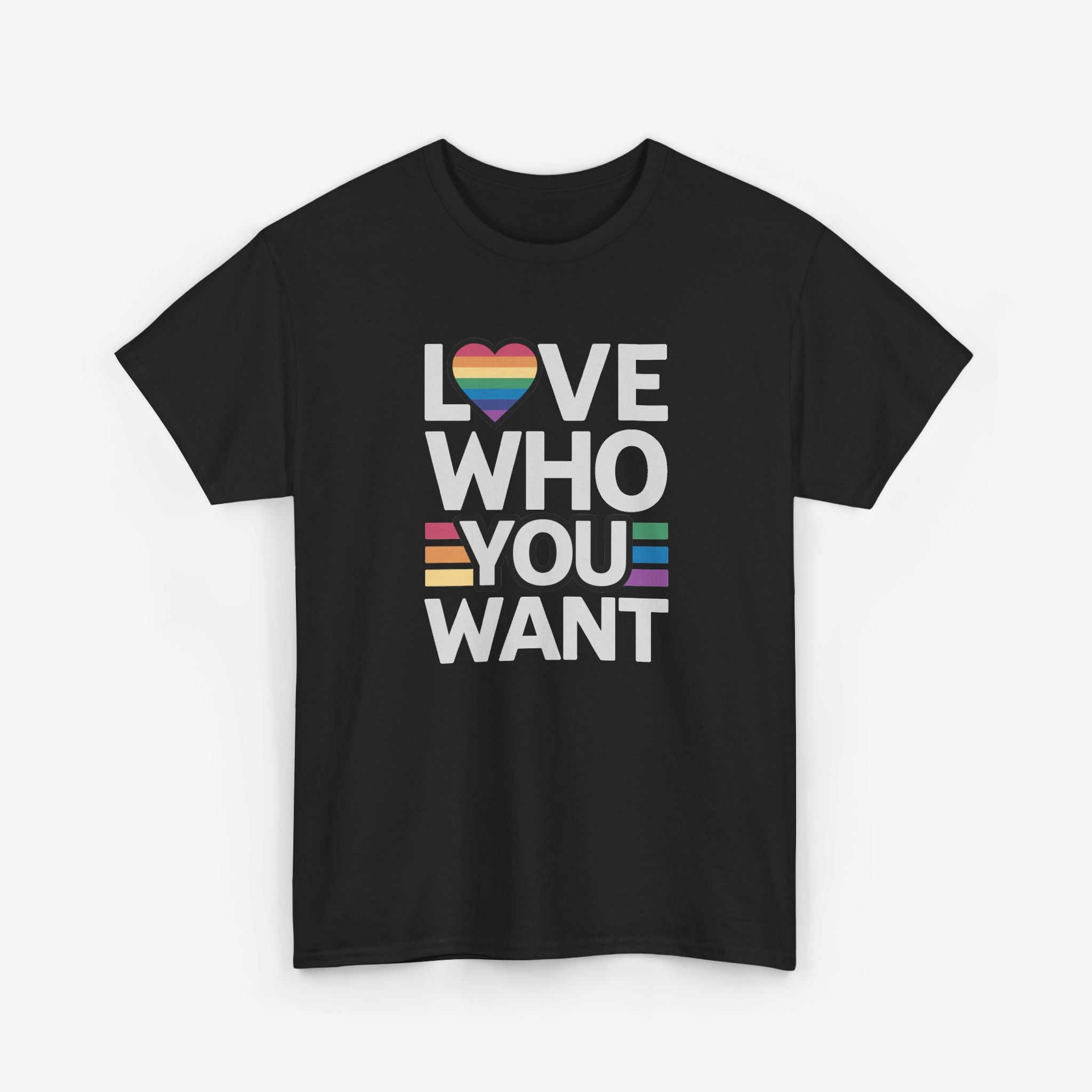 Gay Pride T-shirt - Love Who You Want | SkrrtShirt