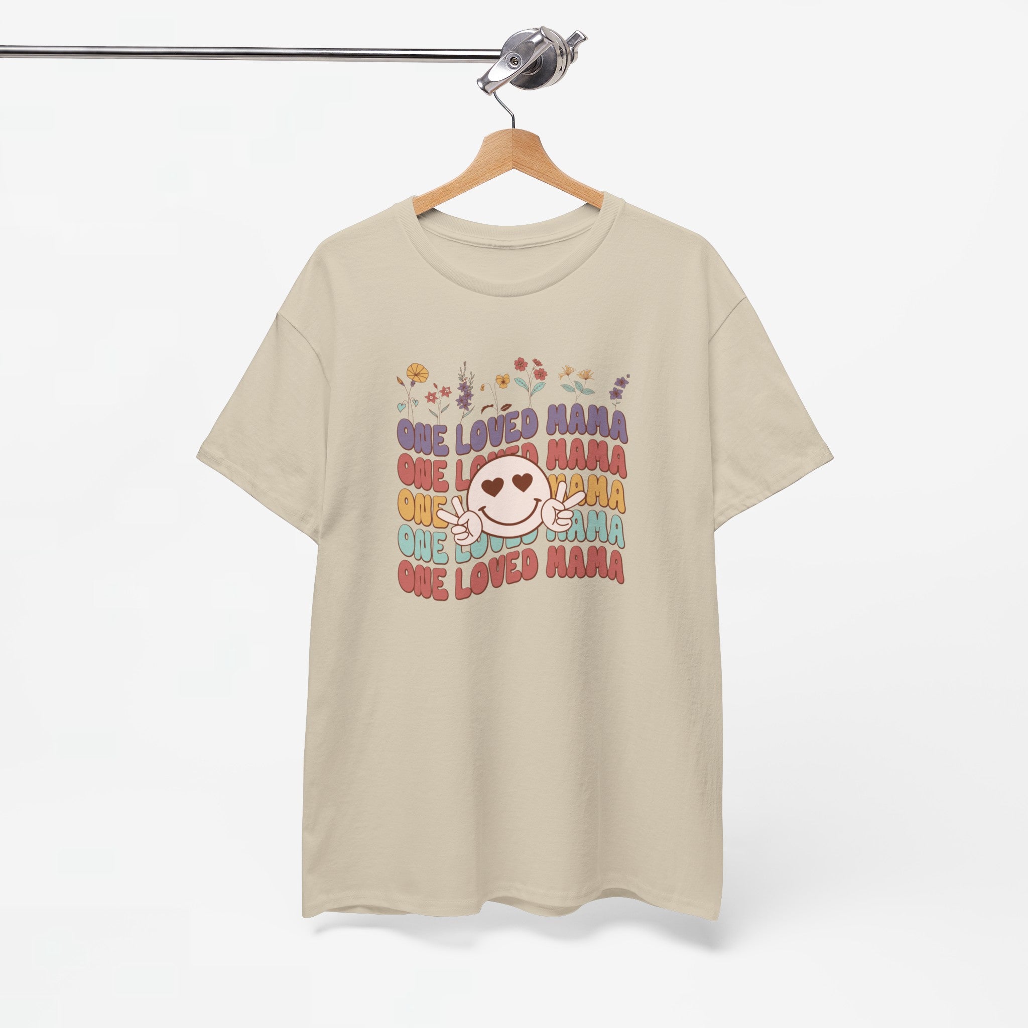 Moederdag Mama Cadeau - T-shirt - One Loved Mama - Oversized - #52