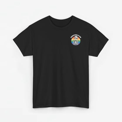 Gay Pride T-shirt - Skelet Everything is Fun - Back Print - Oversized #66