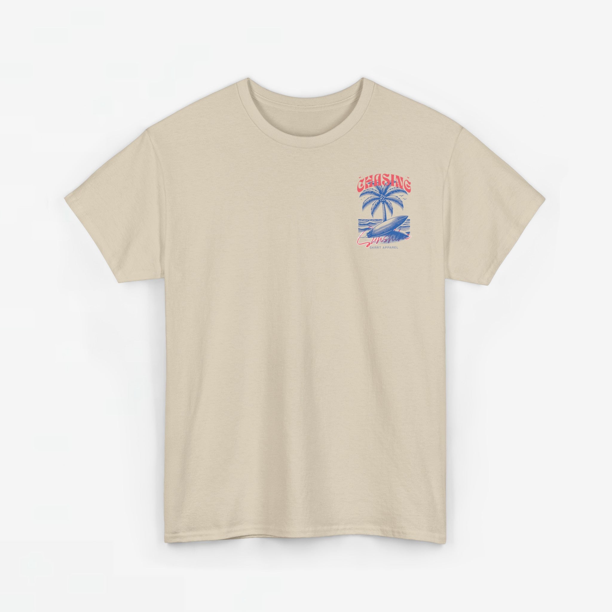 Zomer T-shirt voor Dames - Skrrtshirt Zomervakantie Oversized Tee #6 - Chasing Sunshine