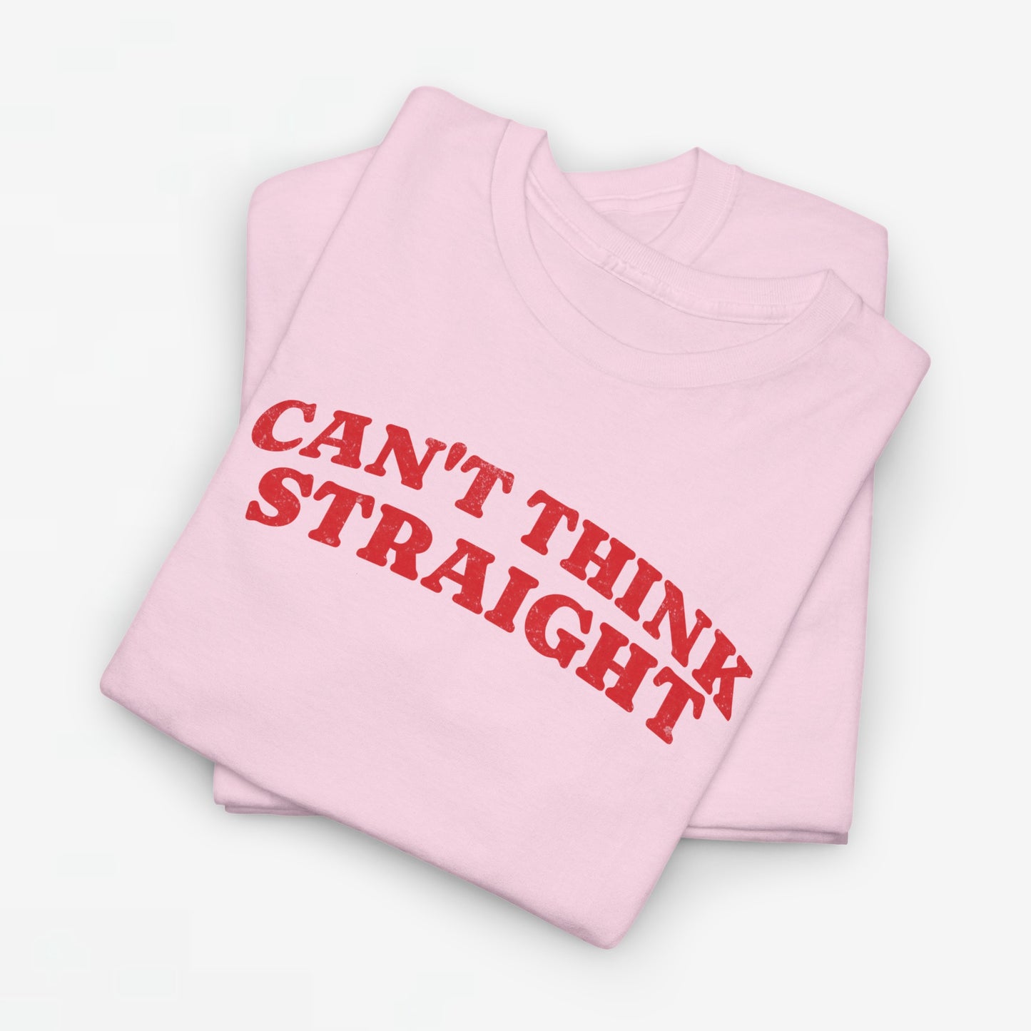 Gay Pride T-shirt -  Can't Think Straight - Oversized Tee