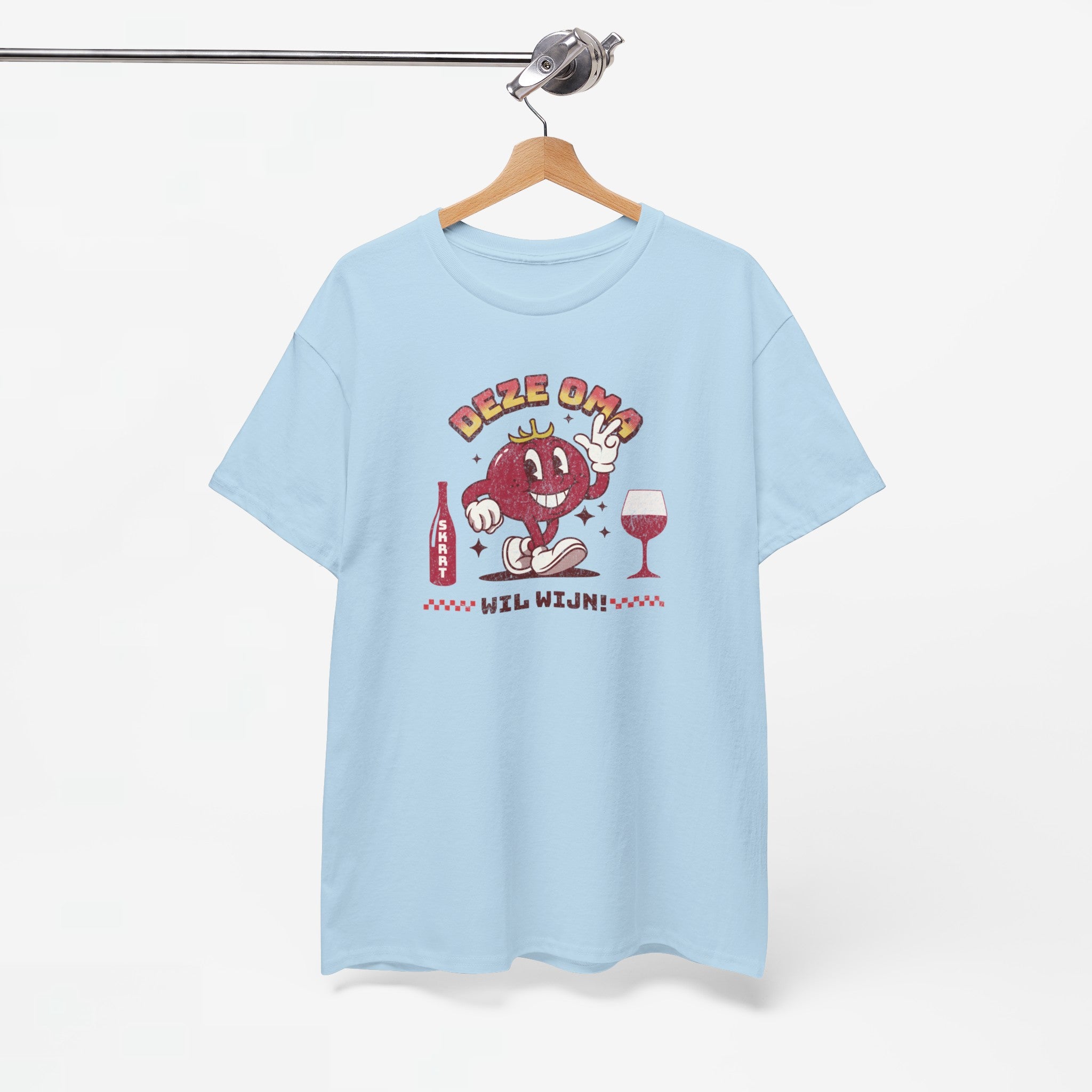 Moederdag Mama Cadeau - T-shirt - Deze Oma Wil Wijn - Oversized - #98