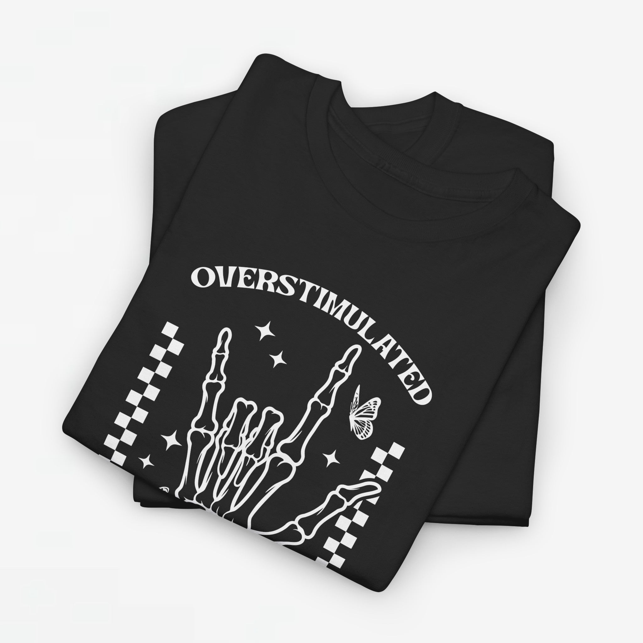 Moederdag Mama Cadeau - T-shirt - Overstimulated Moms Club - Oversized - #47