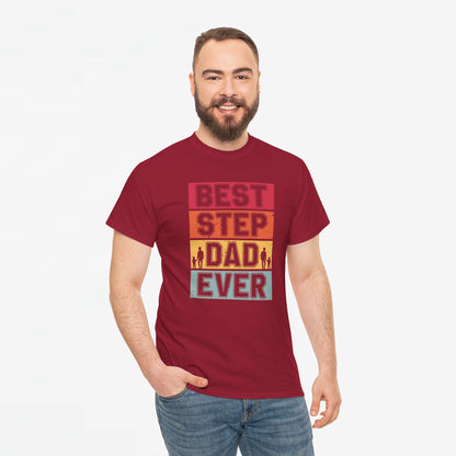 Vaderdag Papa Cadeau - T-shirt - Best Step Dad Ever - Oversized #31