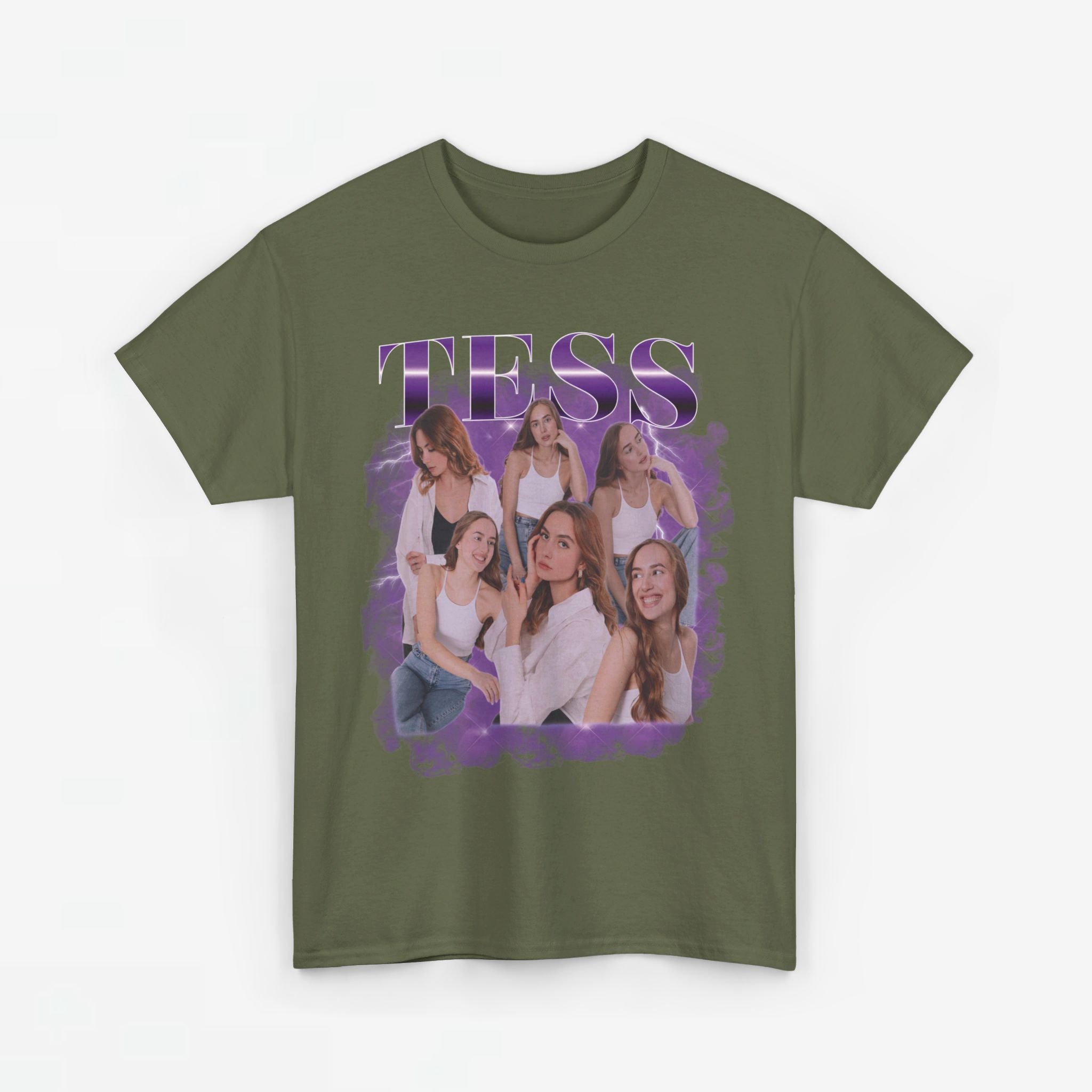 Gepersonaliseerde Cadeau - Vriendin/Vrouw Foto T-shirt - Grappige 90s Bootleg Shirt