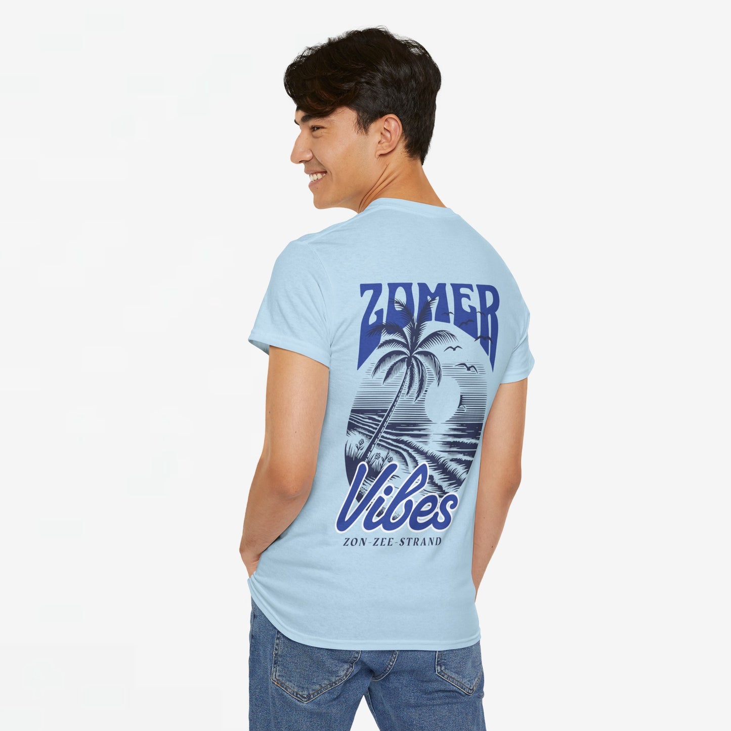 Zomer T-shirt voor Heren - Skrrtshirt Zomervakantie Oversized Tee #3 - Zomer Vibes