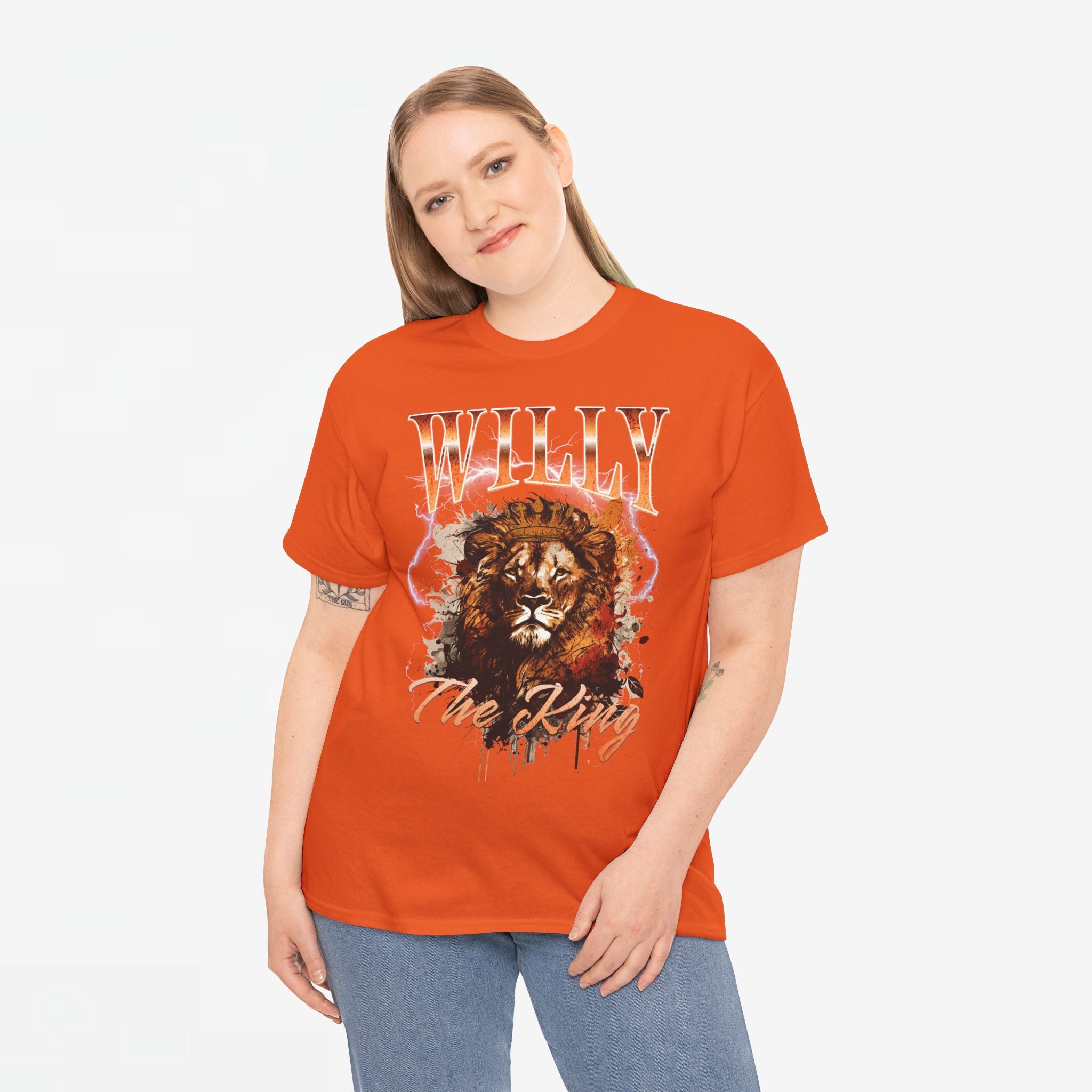 Willy The King 90s Vintage Bootleg | Front Print | Koningsdag T-shirt | Retro | Oversized