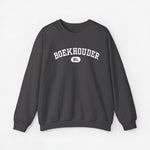 Donkere antraciet sweater met BOEKHOUDER NL print op de borst