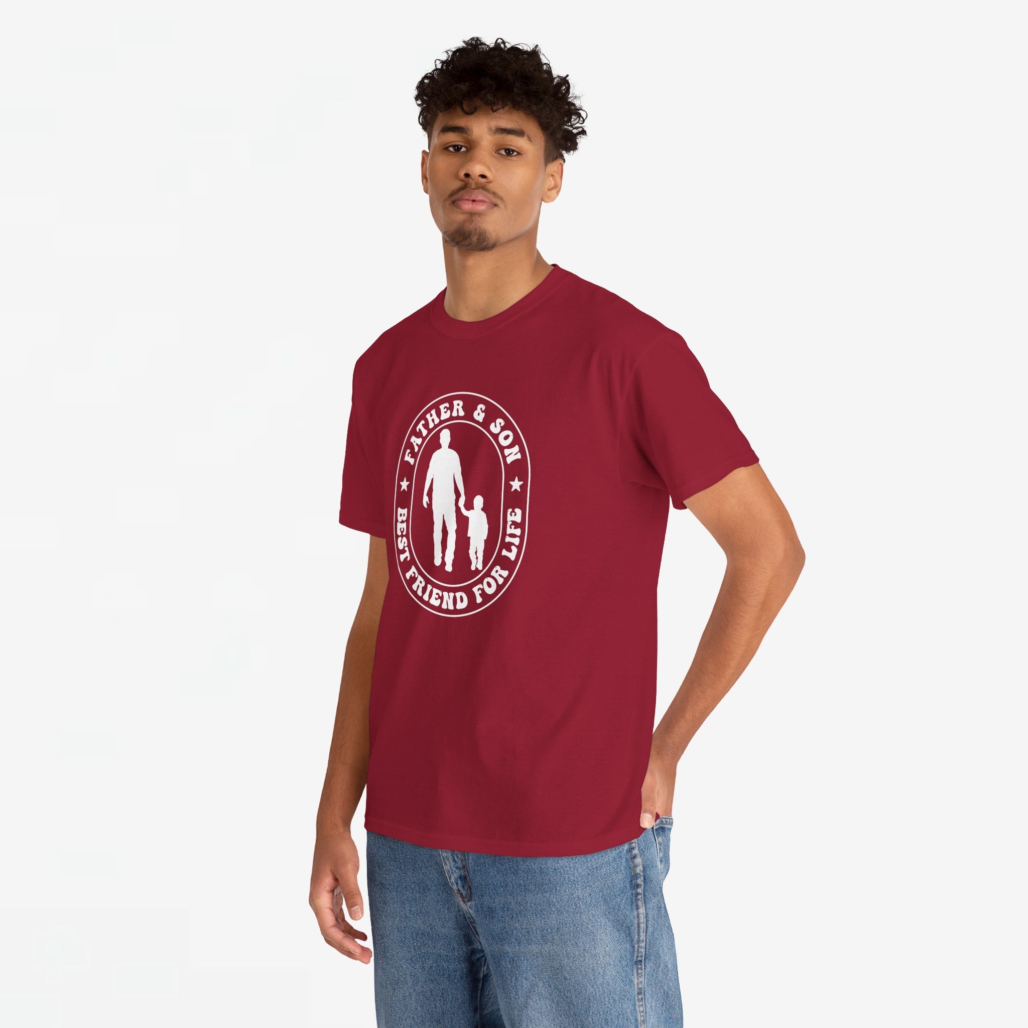 Vaderdag Papa Cadeau - T-shirt - Father & Son Best friend for life - Oversized #20