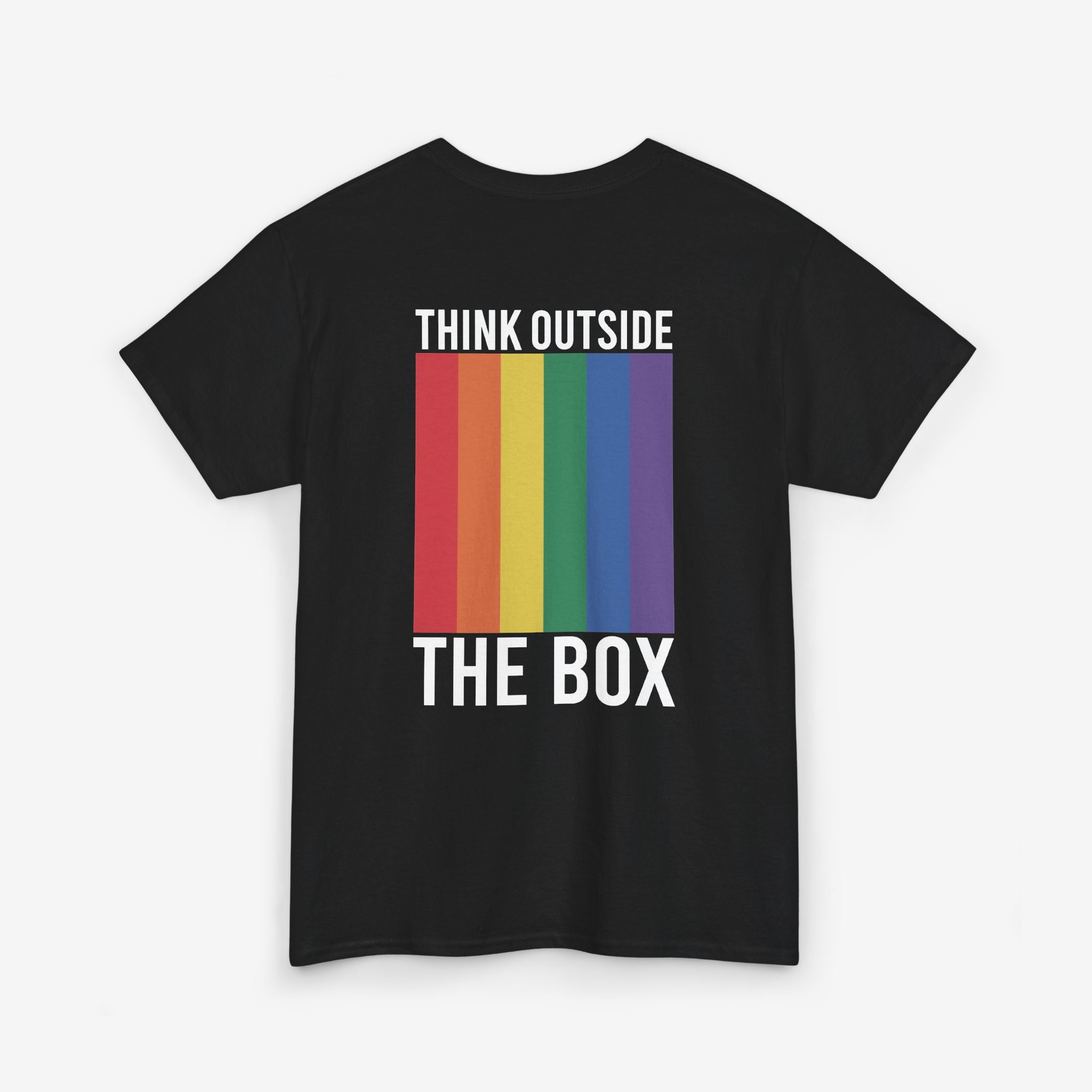 Gay Pride T-shirt - Think Outside The Box | SkrrtShirt