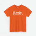 Dit is mijn drink shirt | Front Print | Koningsdag T-shirt | Oversized