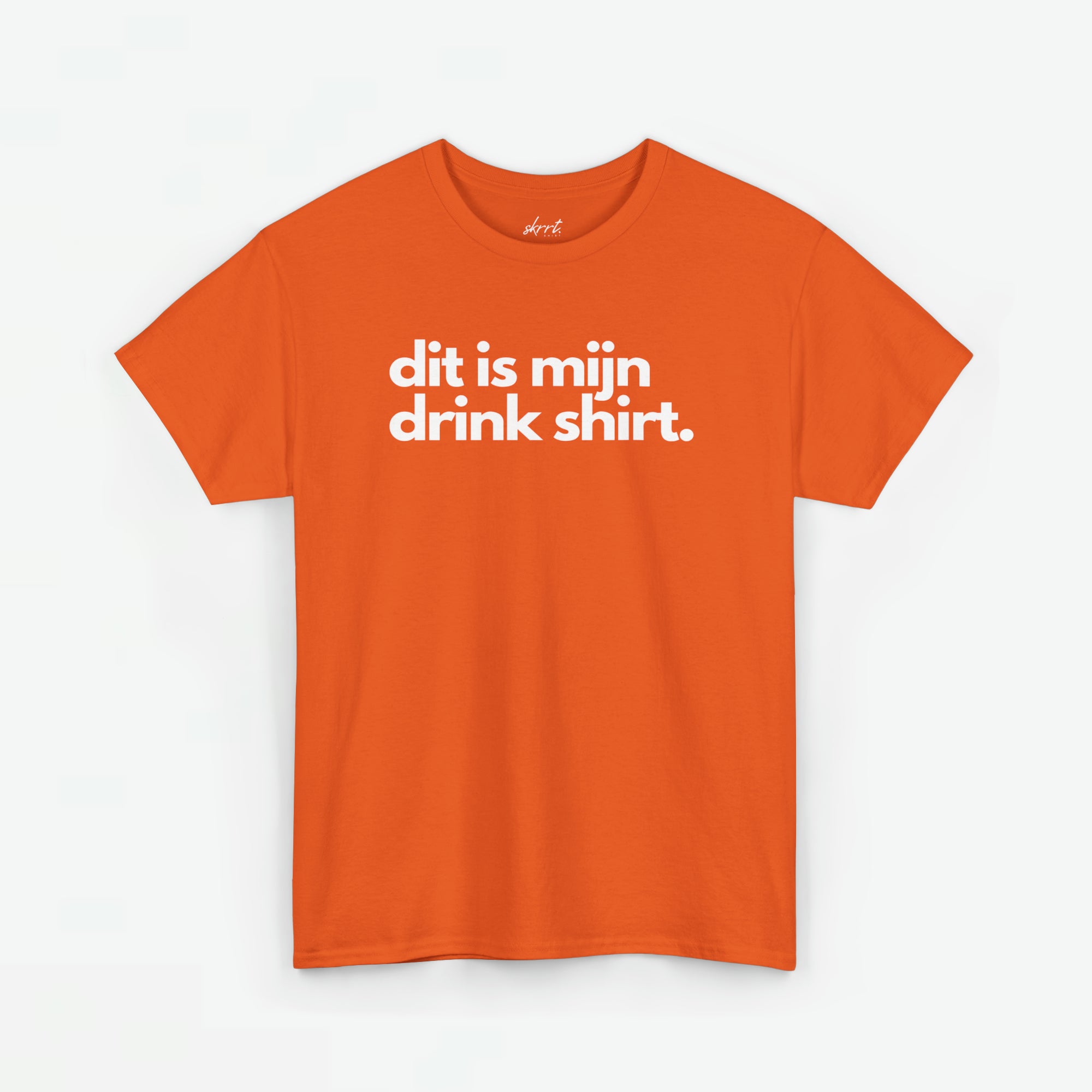 Dit is mijn drink shirt | Front Print | Koningsdag T-shirt | Oversized