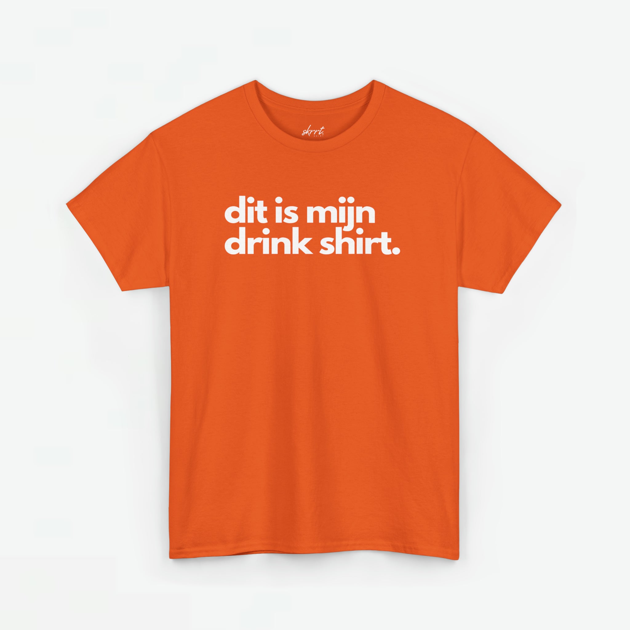 Dit is mijn drink shirt | Front Print | Koningsdag T-shirt | Oversized