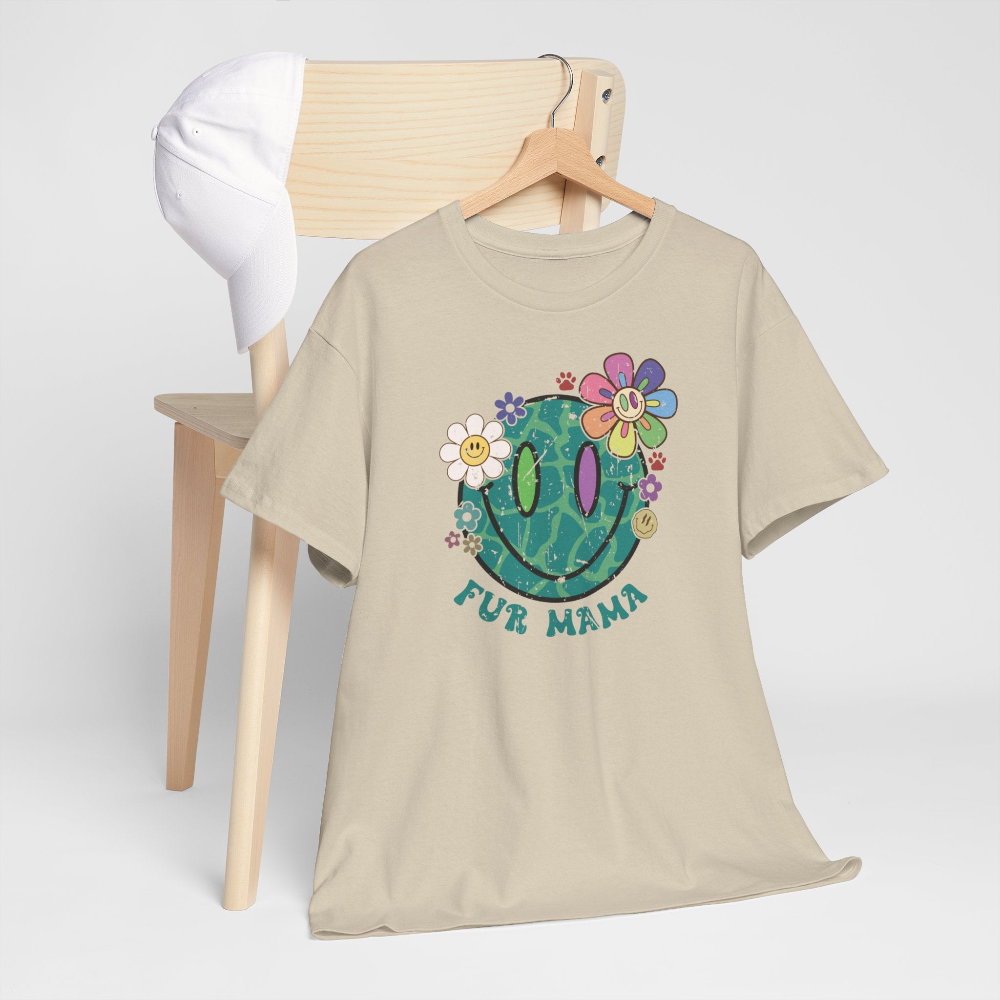 Moederdag Mama Cadeau - T-shirt - Fur Mama - Oversized - #59