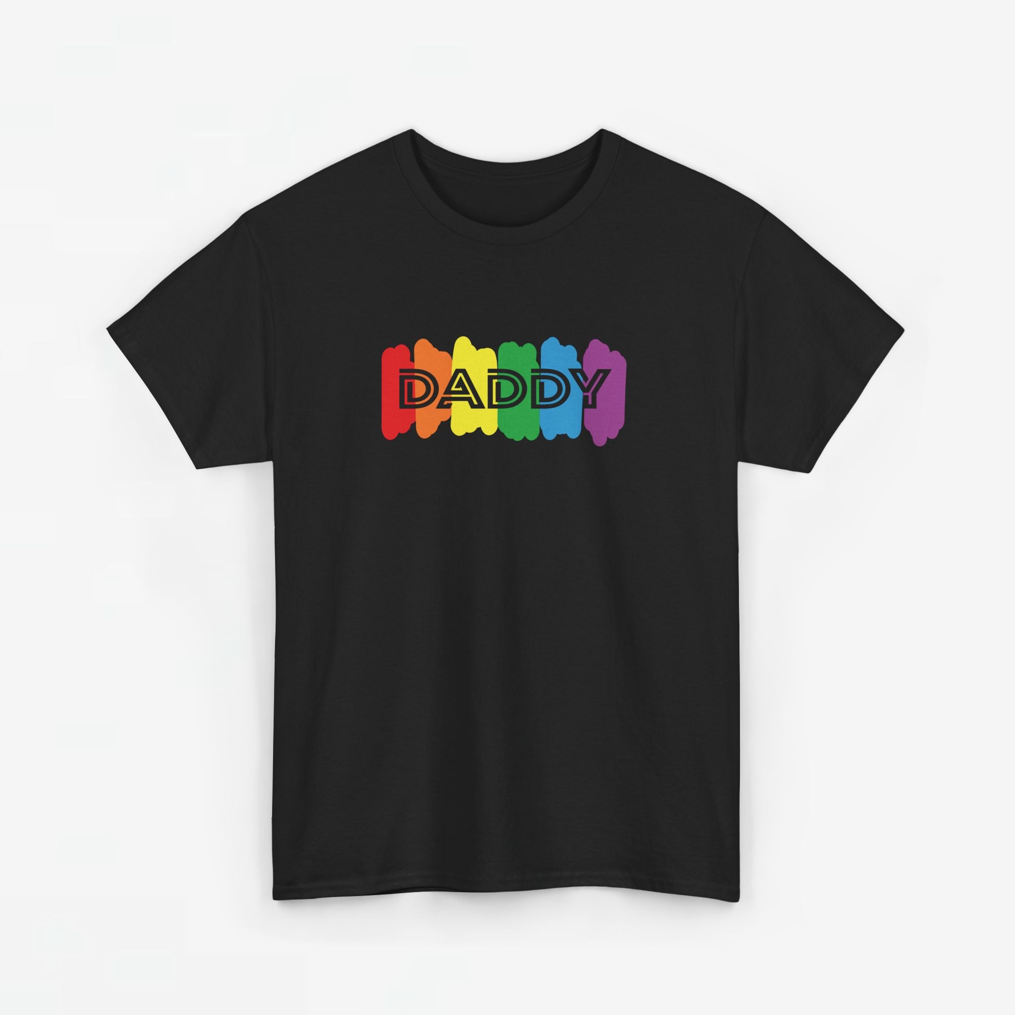 Gay Pride T-shirt - Regenboog Daddy - Oversized #64