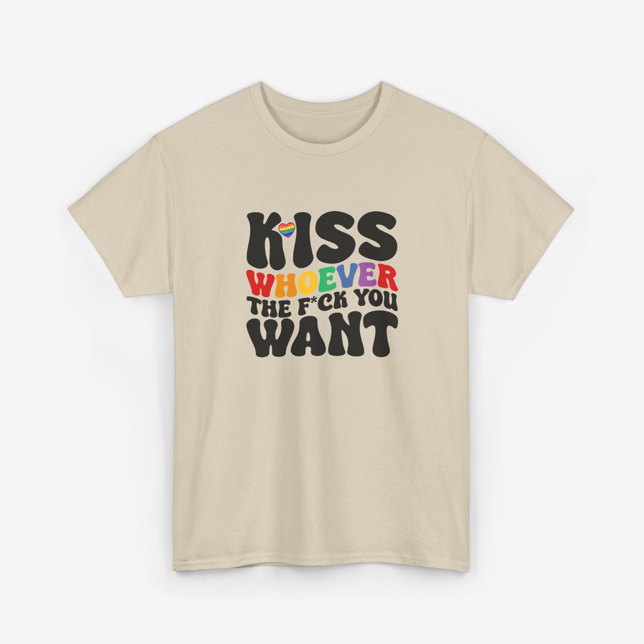 Gay Pride T-shirt - Kiss whoever the f*ck you want | SkrrtShirt