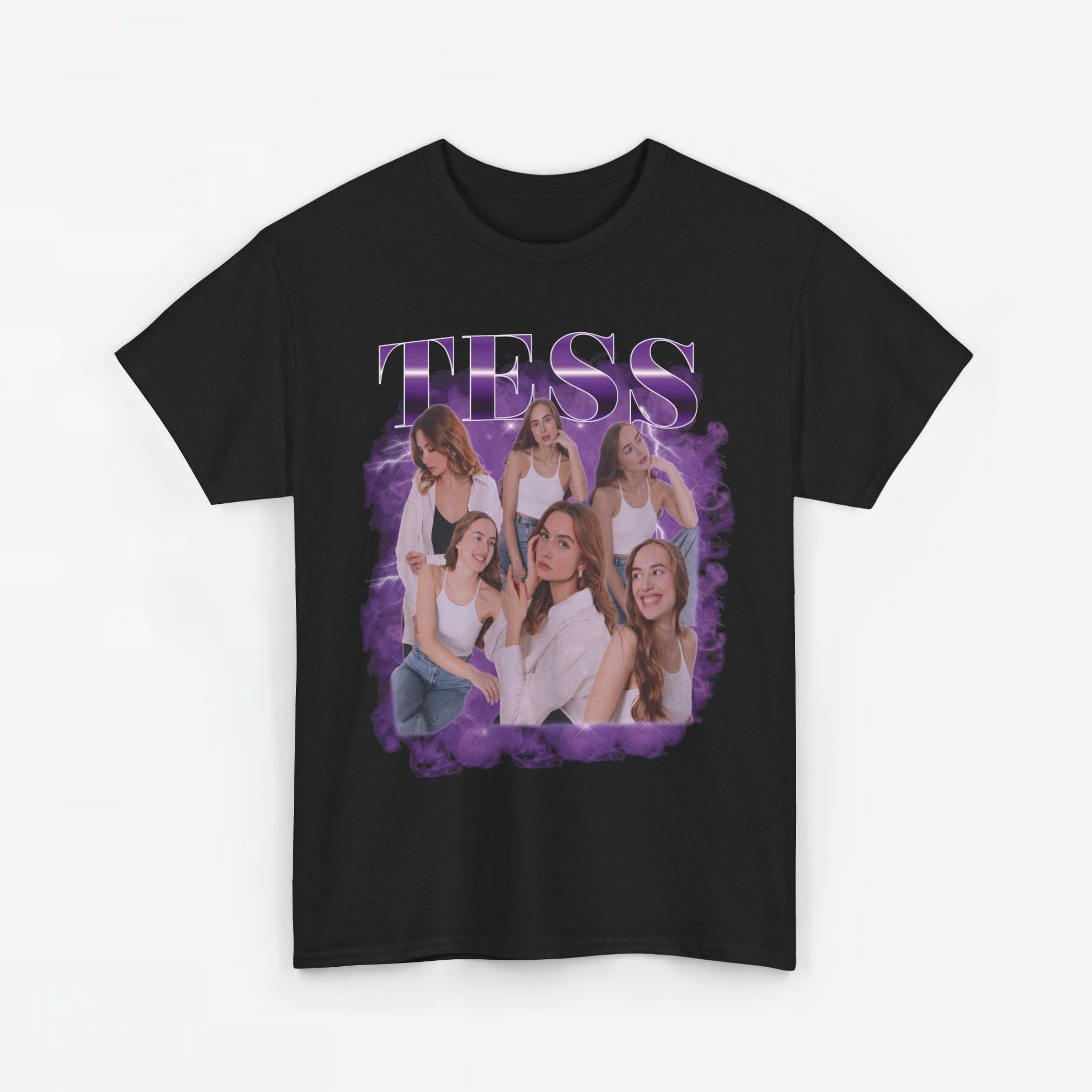 Gepersonaliseerde Cadeau - Vriendin/Vrouw Foto T-shirt - Grappige 90s Bootleg Shirt