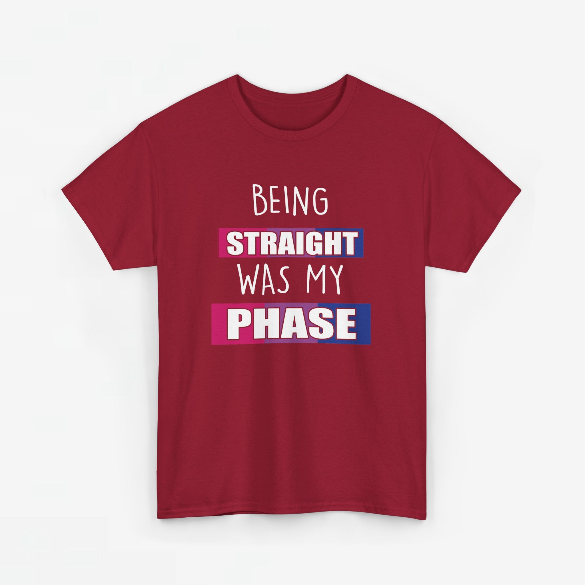 Gay Pride T-shirt - Being Straight Was My Phase - Oversized #61