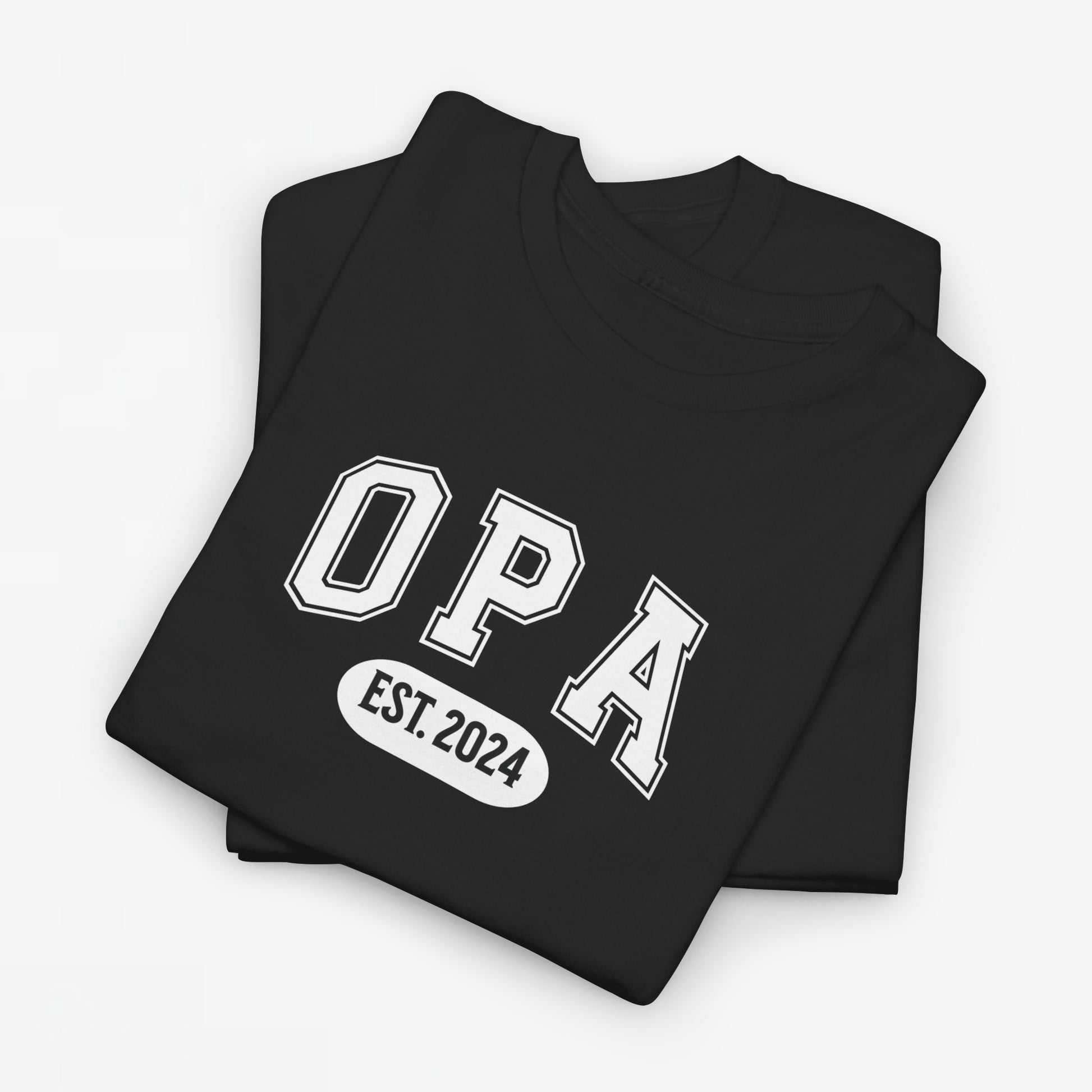 Gepersonaliseerde Vaderdag Papa Cadeau - T-shirt - Opa - EST [Jaar]