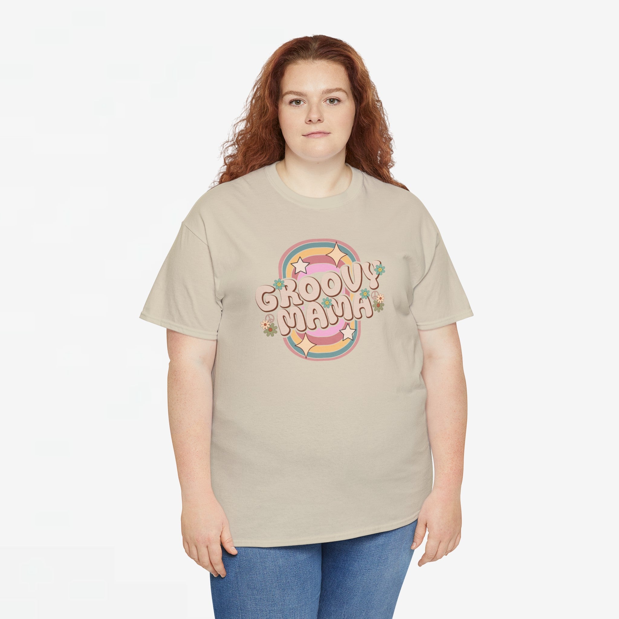 Moederdag Mama Cadeau - T-shirt - Groovy Mama - Oversized - #45