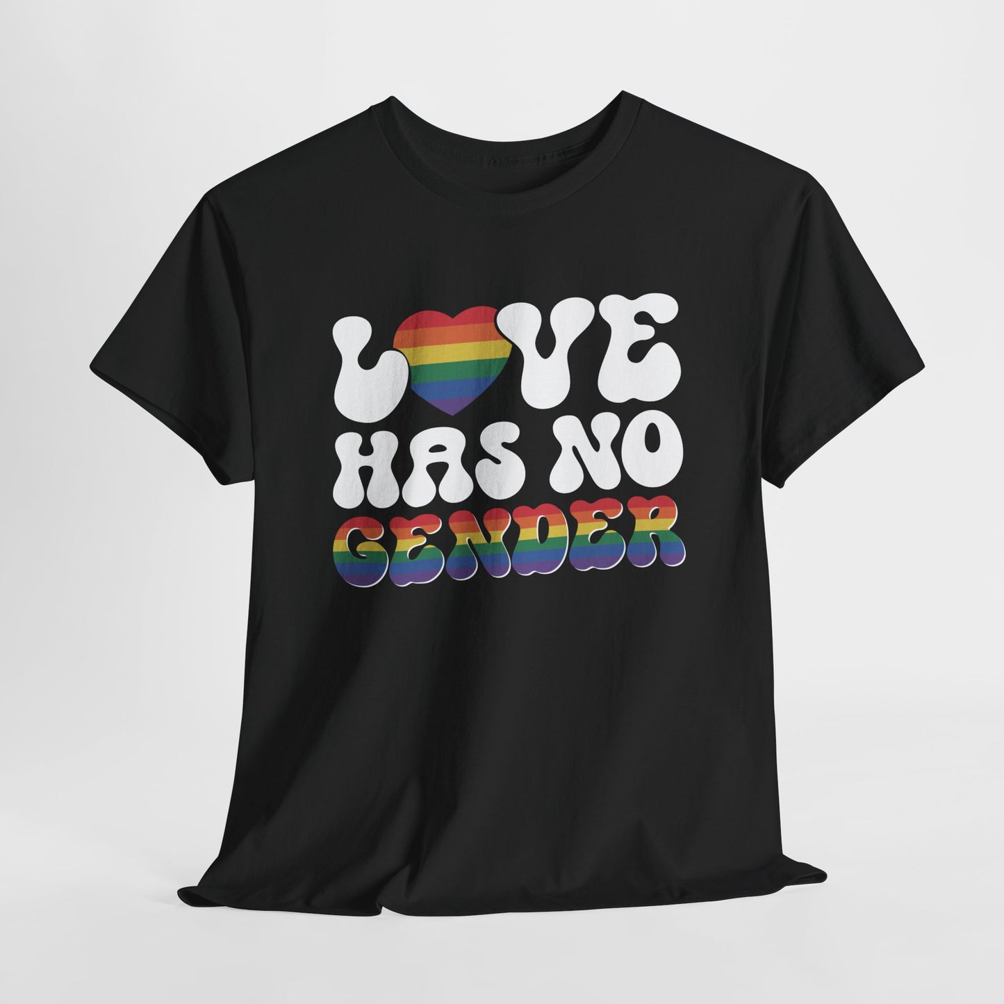 Gay Pride T-shirt - Love Has No Gender - Oversized #20