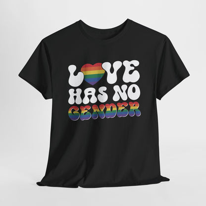 Gay Pride T-shirt - Love Has No Gender - Oversized #20