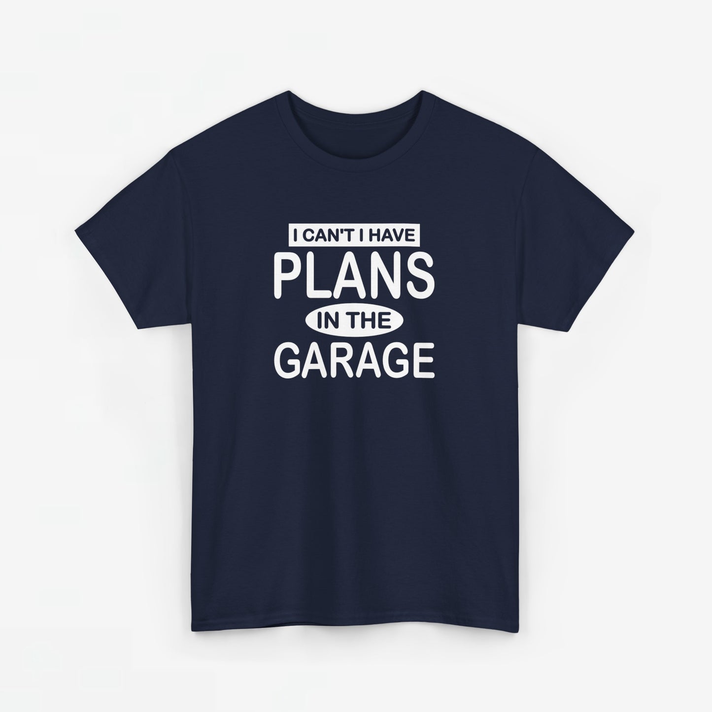 Vaderdag Papa Cadeau - T-shirt - I can't, I have plans in the garage - Oversized #51