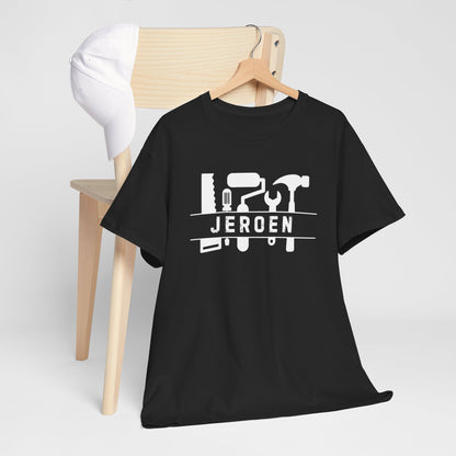 Gepersonaliseerde Vaderdag Papa Cadeau - T-shirt - Klusser Met Naam