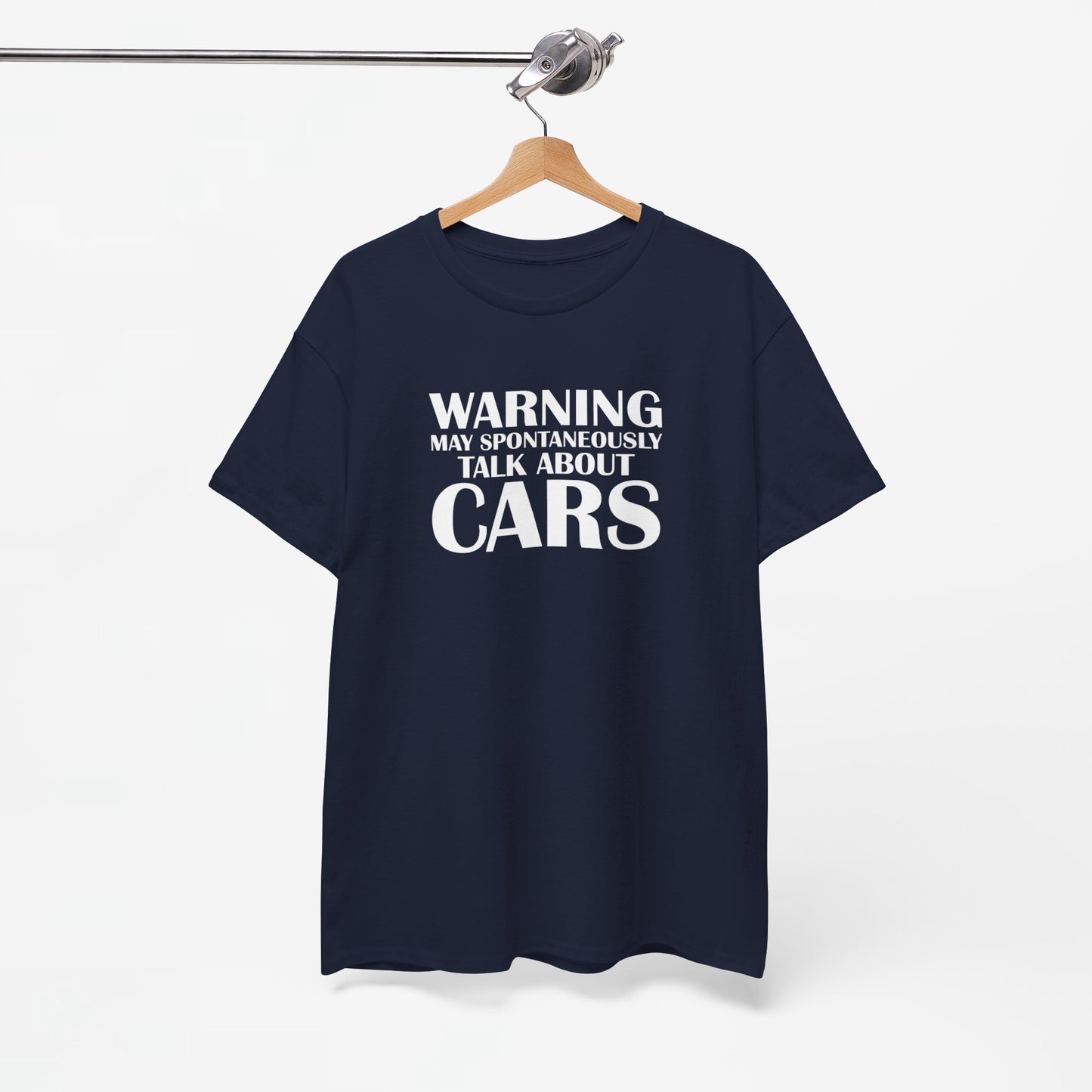 Vaderdag Papa Cadeau - T-shirt - Warning, may talk spontaneously about cars - Oversized #49