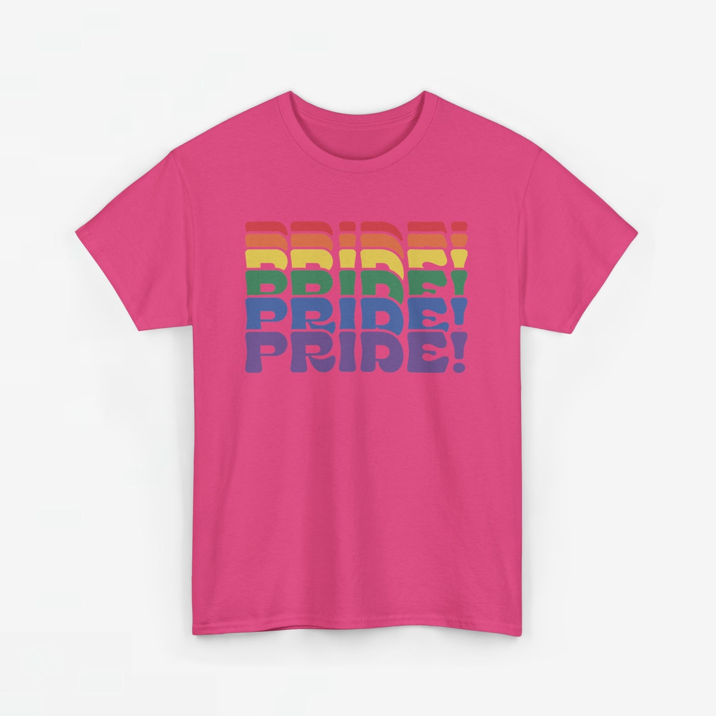 Gay Pride T-shirt - PRIDE! - Oversized #46