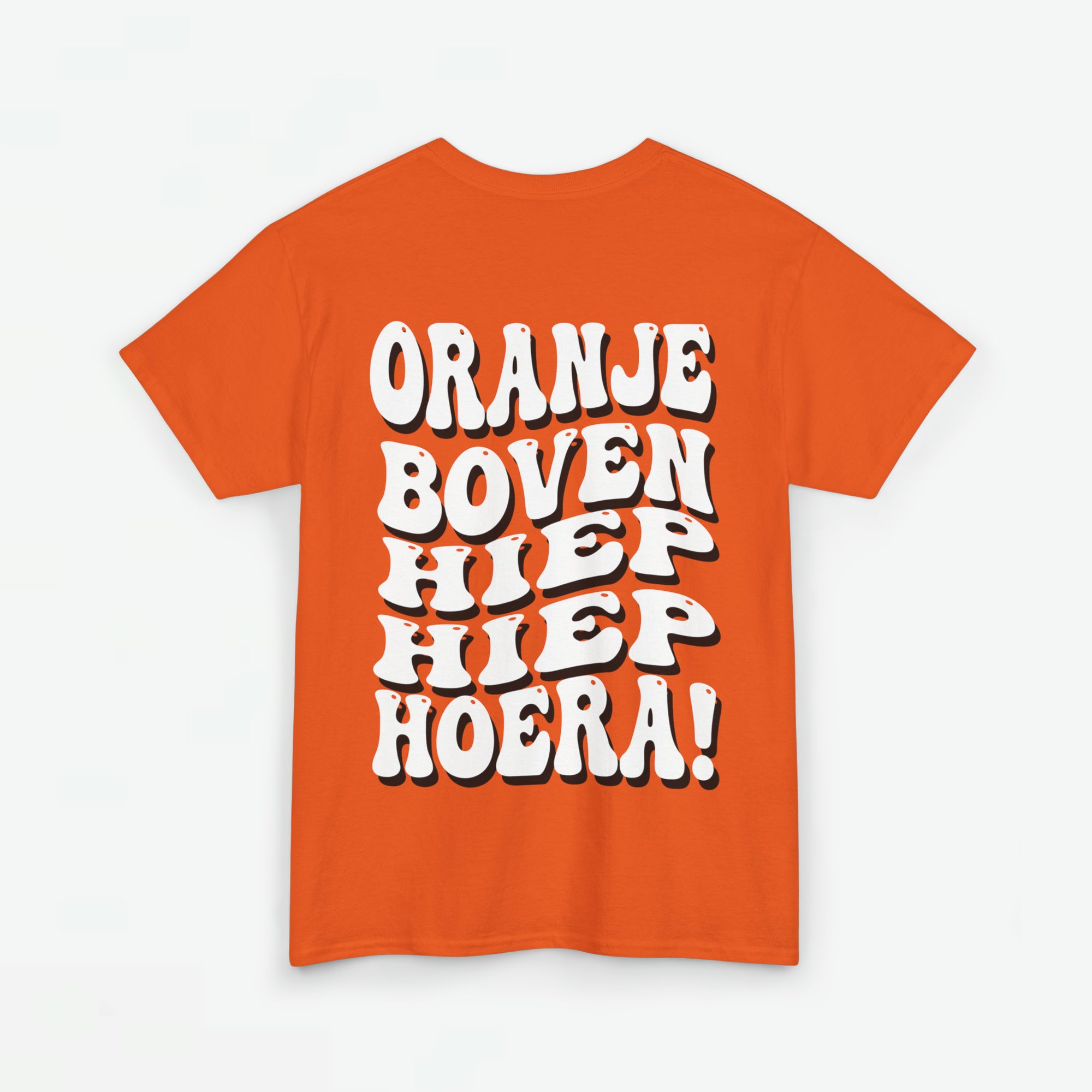 Oranje Boven Hiep Hiep Hoera | Back Print | Koningsdag T-shirt | Oversized