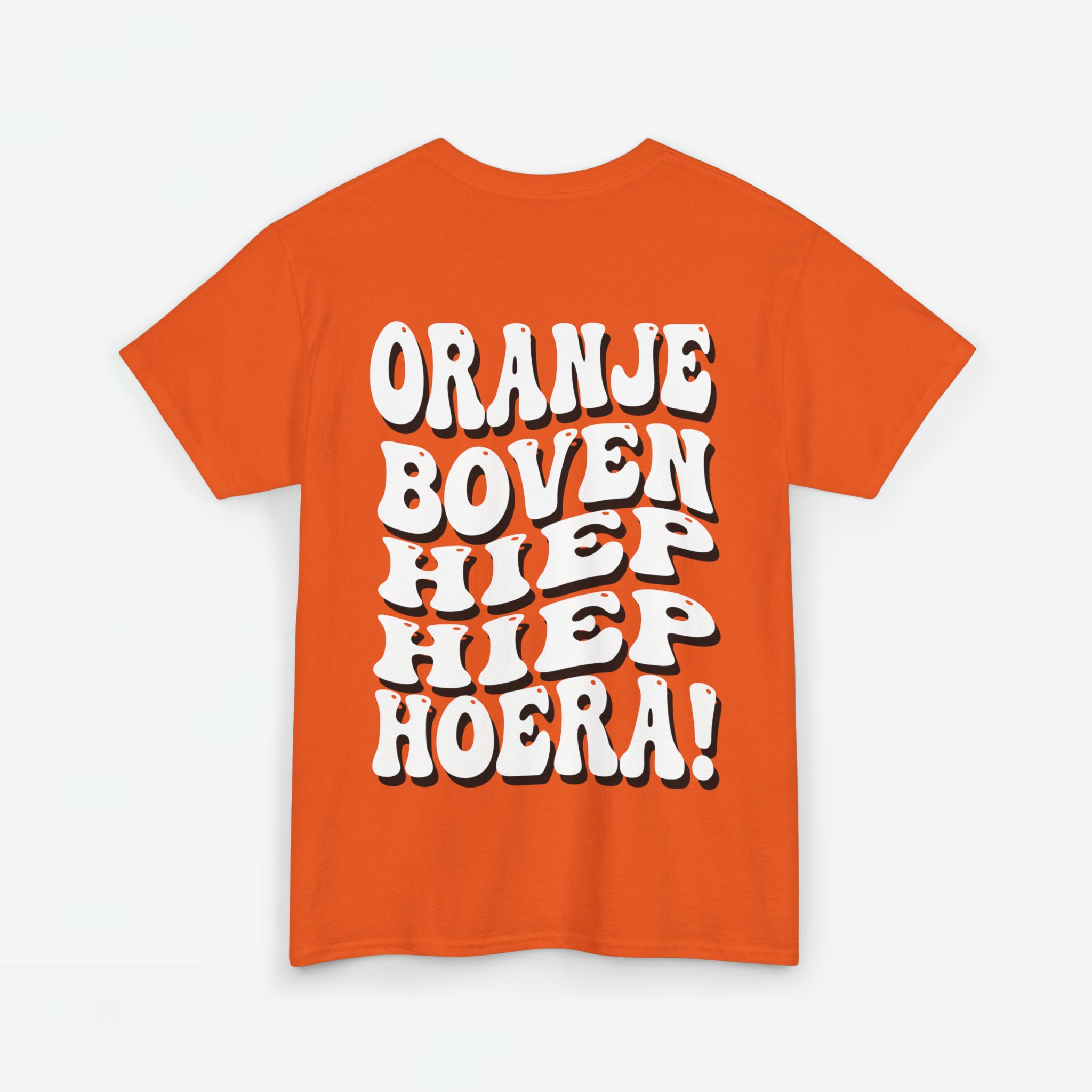 Oranje Boven Hiep Hiep Hoera | Back Print | Koningsdag T-shirt | Oversized