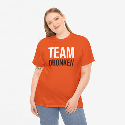 Team Dronken | Front Print | Koningsdag T-shirt | Oversized