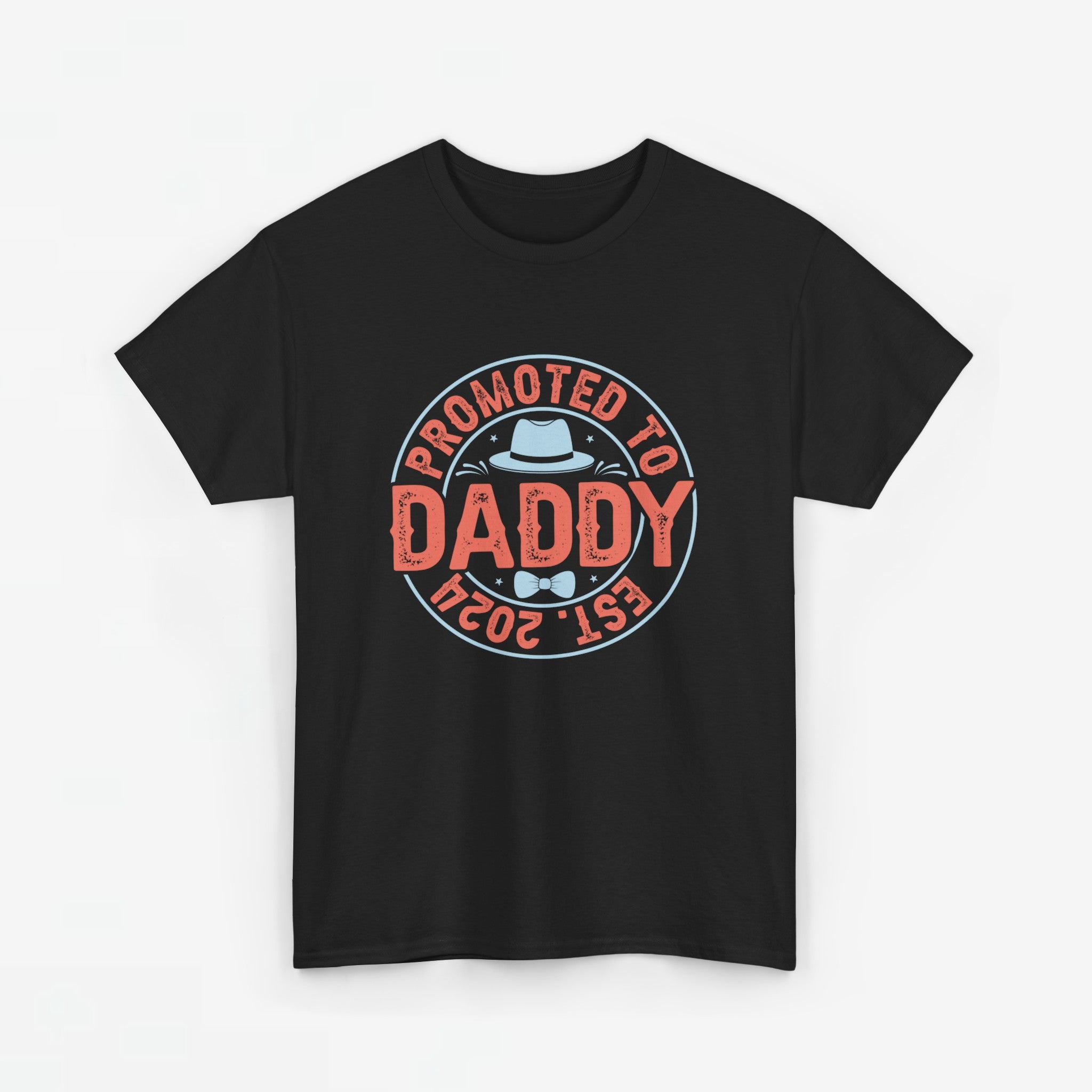 Vaderdag Papa Cadeau - T-shirt - Promoted to Daddy EST 2024 - Oversized #30