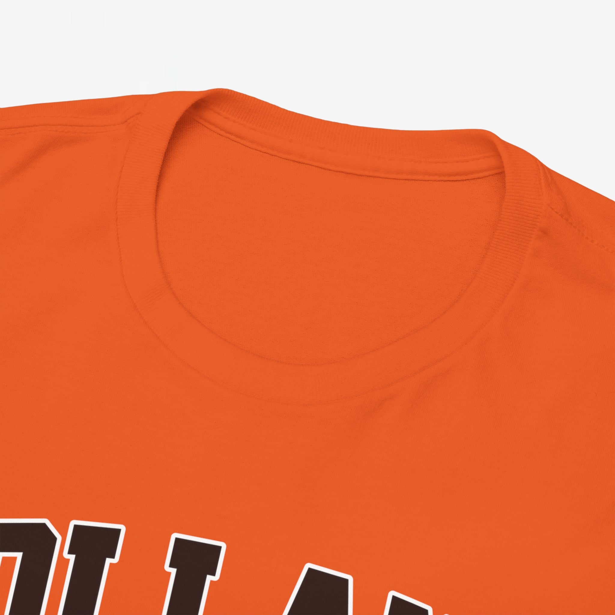 Oranje T-shirt voor EK, WK en Koningsdag - Personaliseer met Naam & Rugnummer - HOLLAND met Leeuw (zwarte tekst)