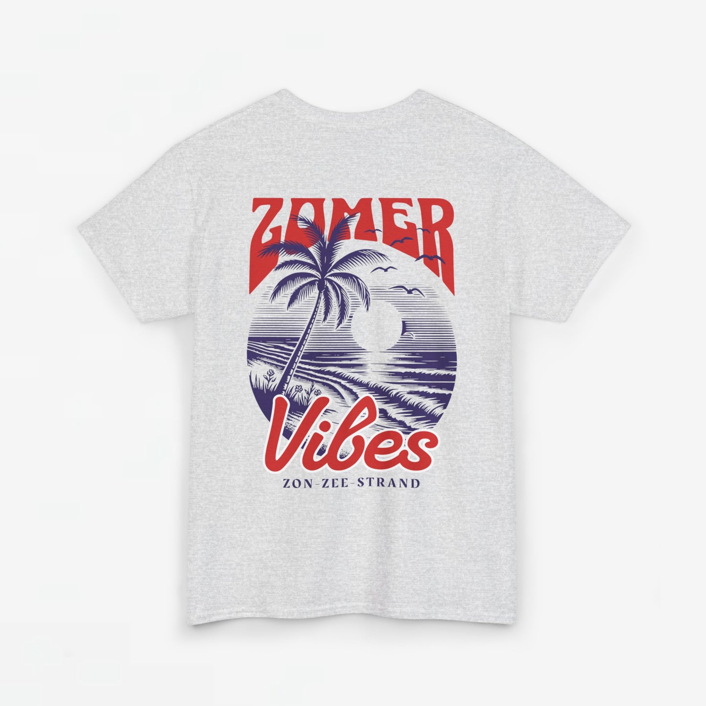 Zomer T-shirt voor Dames - Skrrtshirt Zomervakantie Oversized Tee #1 - Zomer Vibes