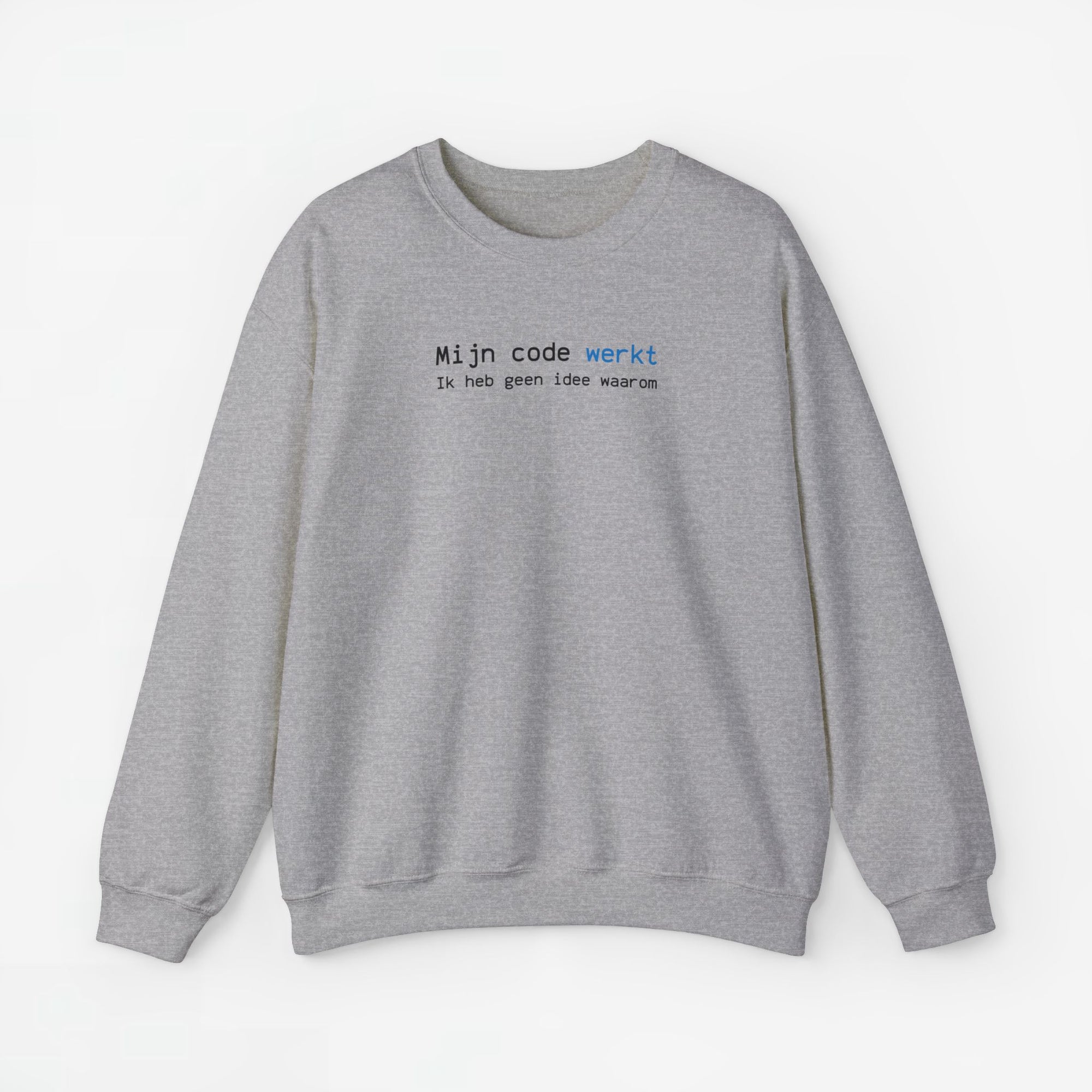 Mijn code werkt - ICT Beroep - Trui met Print voor Hem / Haar
