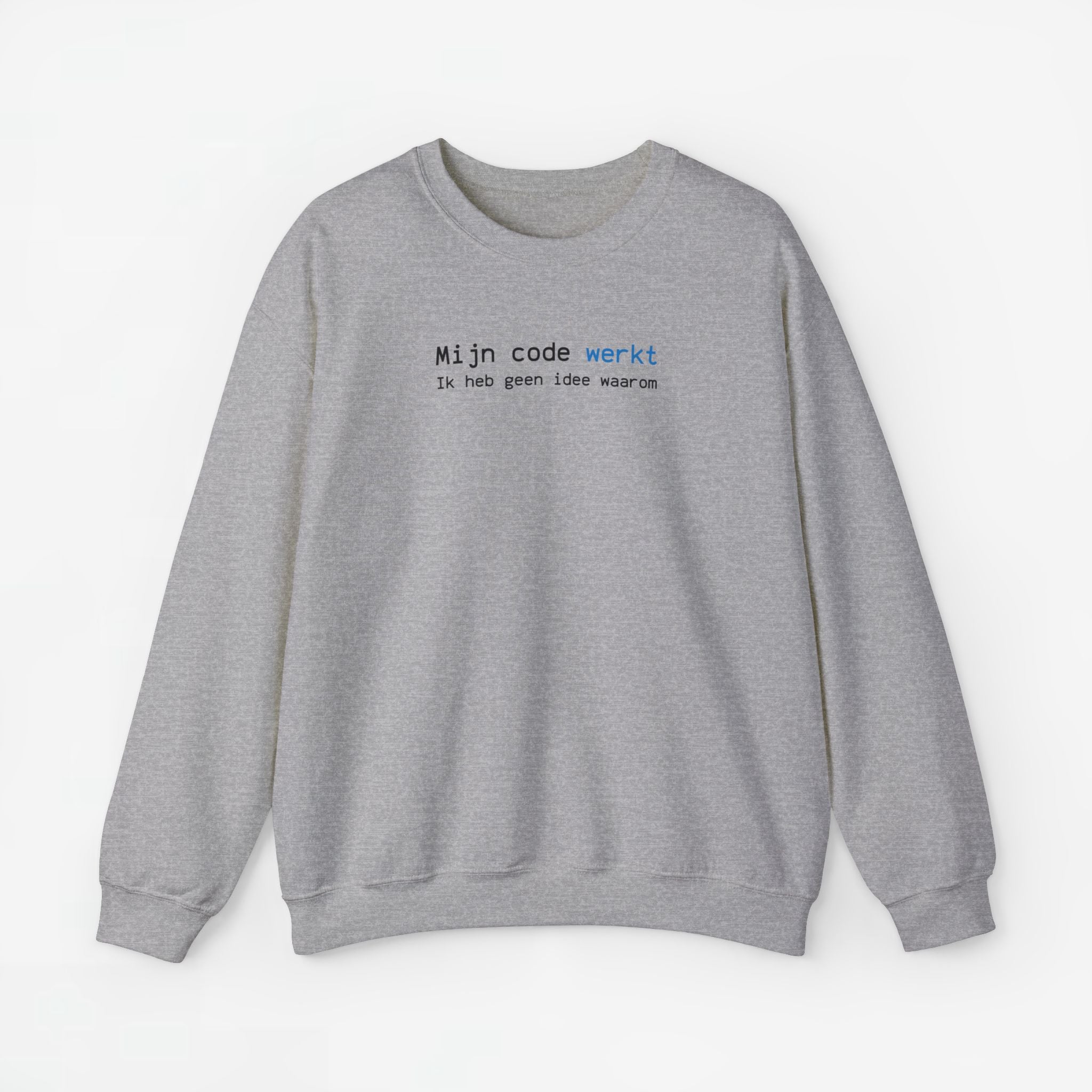 Mijn code werkt - ICT Beroep - Trui met Print voor Hem / Haar