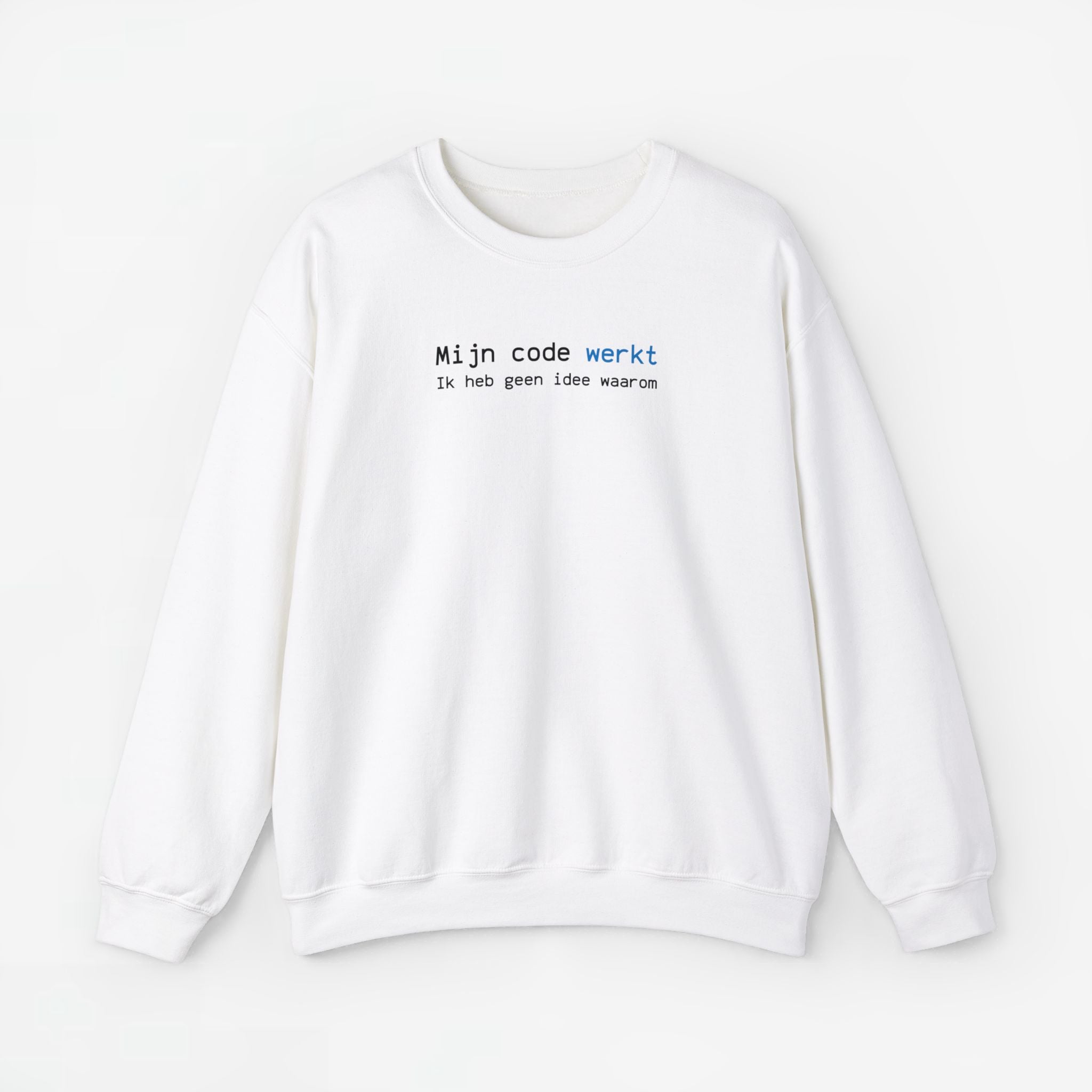 Mijn code werkt - ICT Beroep - Trui met Print voor Hem / Haar