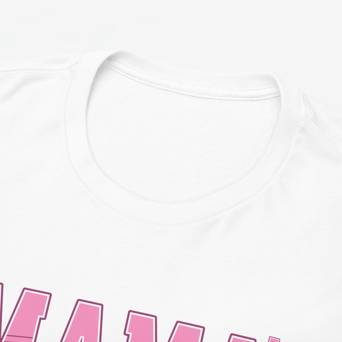 Wit oversized T-shirt, ronde hals met korte mouwen