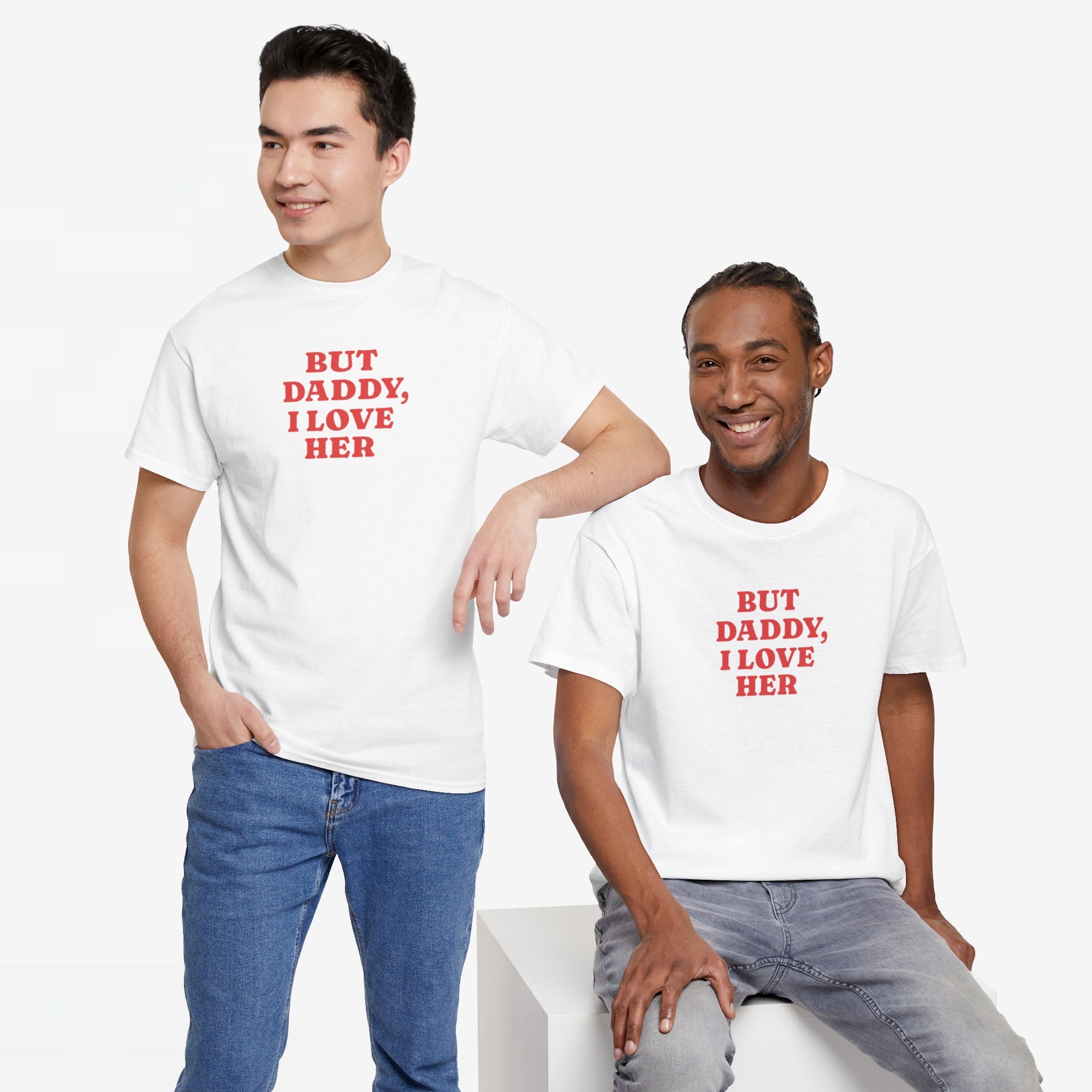 Gay Pride T-shirt - But Daddy, I love Her - Oversized Tee