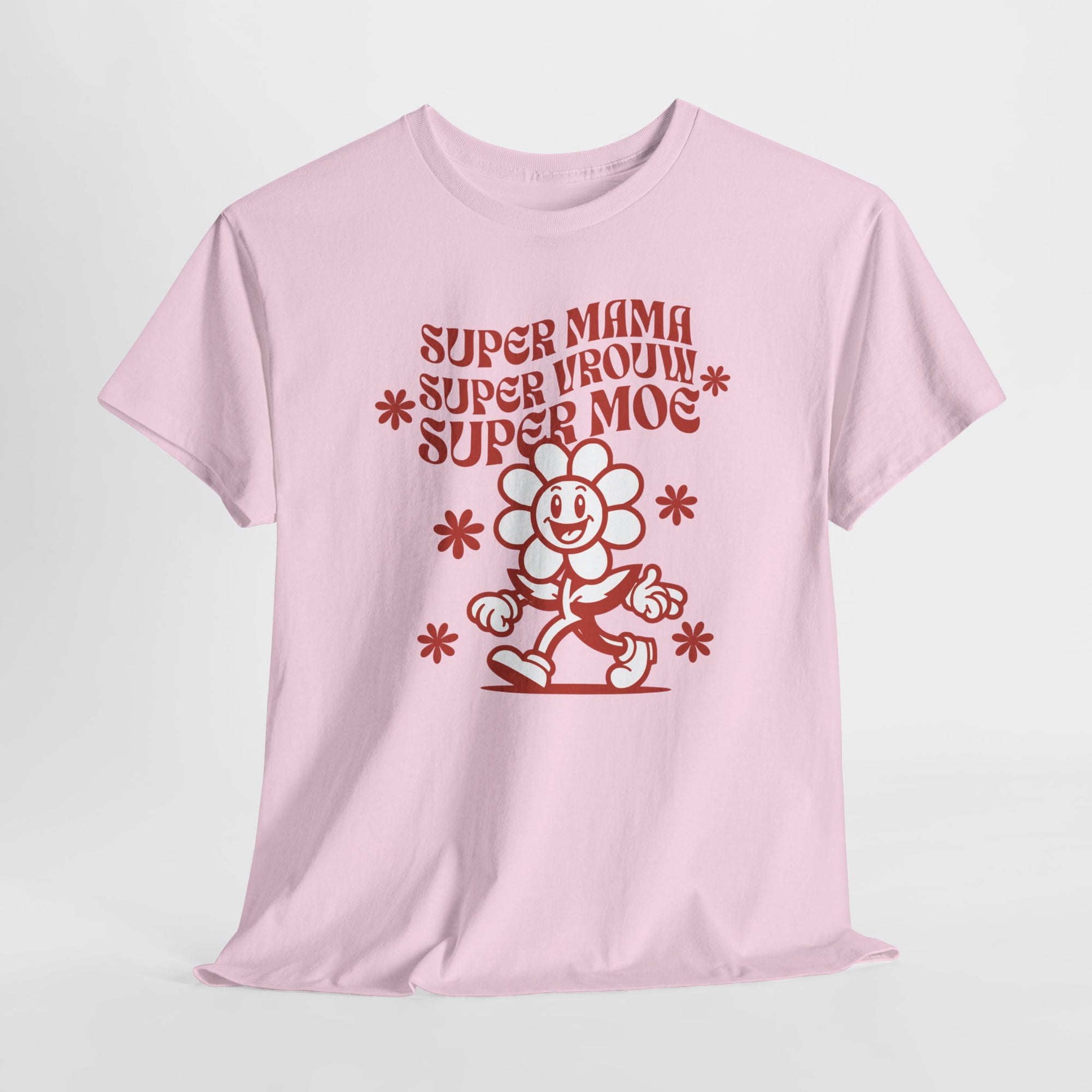 Moederdag Mama Cadeau - T-shirt - Super Mama, Super Vrouw, Super Moe - Oversized - #84