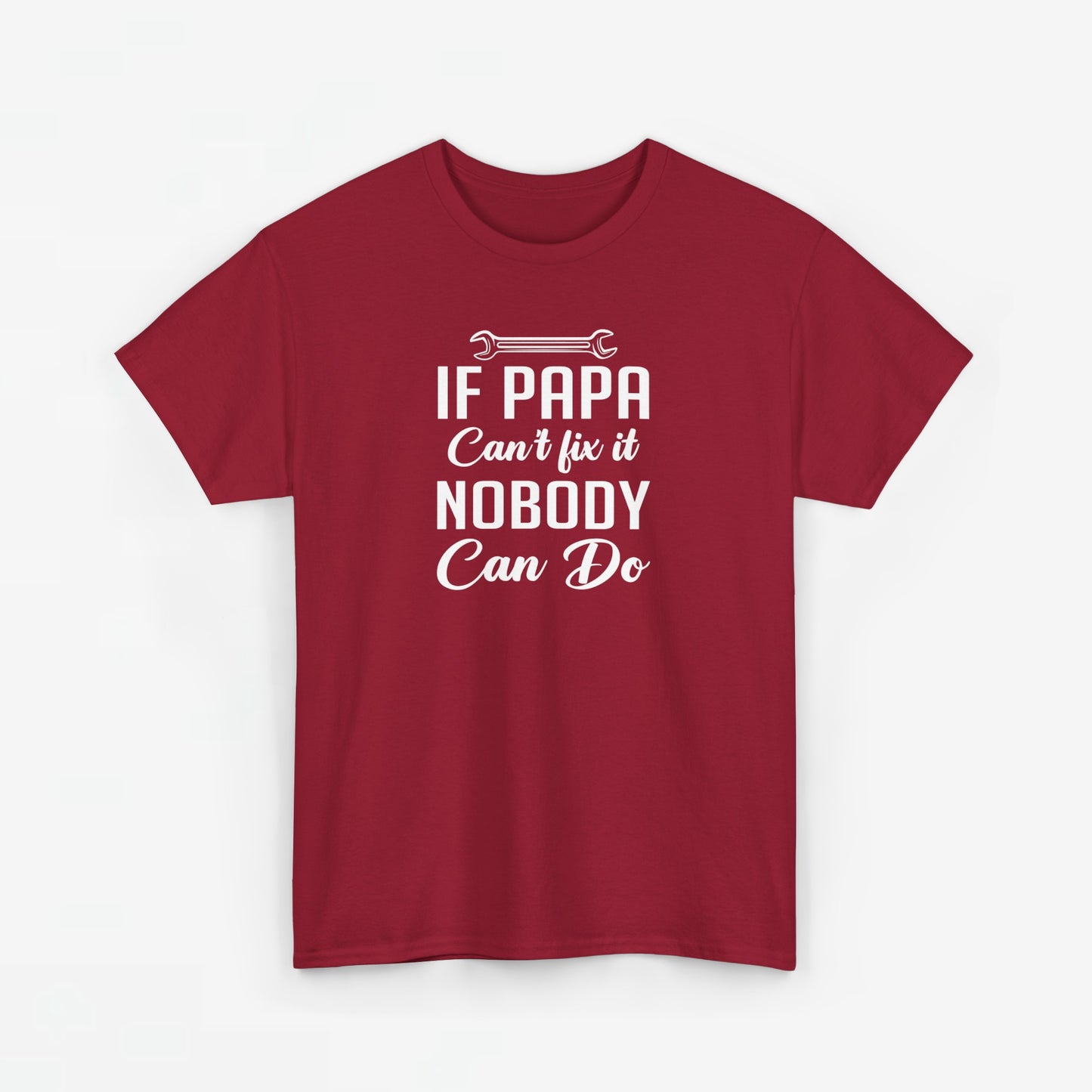 Vaderdag Papa Cadeau - T-shirt - If Papa can't fix it, nobody can do - Oversized #56