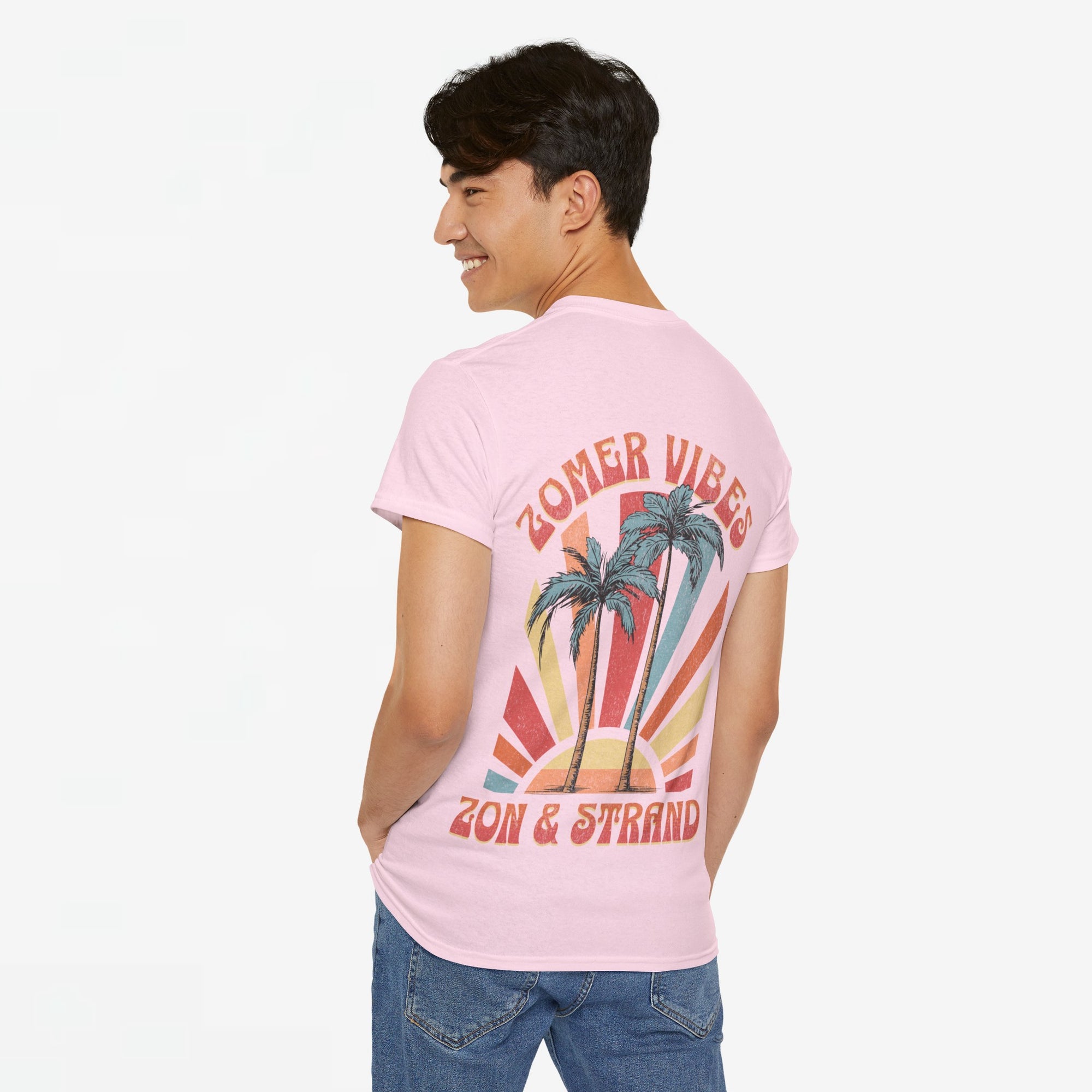 Zomer T-shirt voor Heren - Skrrtshirt Zomervakantie Oversized Tee #9 - Zon & Strand