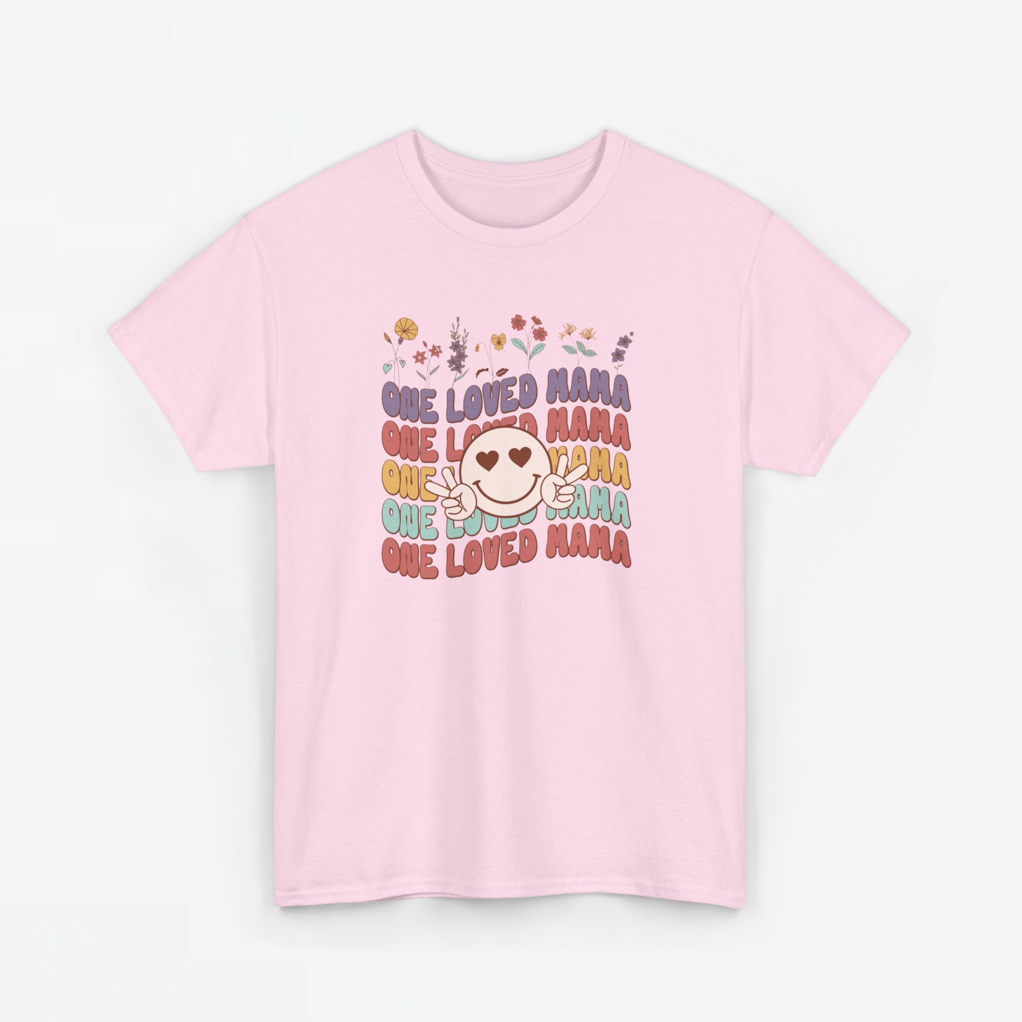 Moederdag Mama Cadeau - T-shirt - One Loved Mama - Oversized - #52