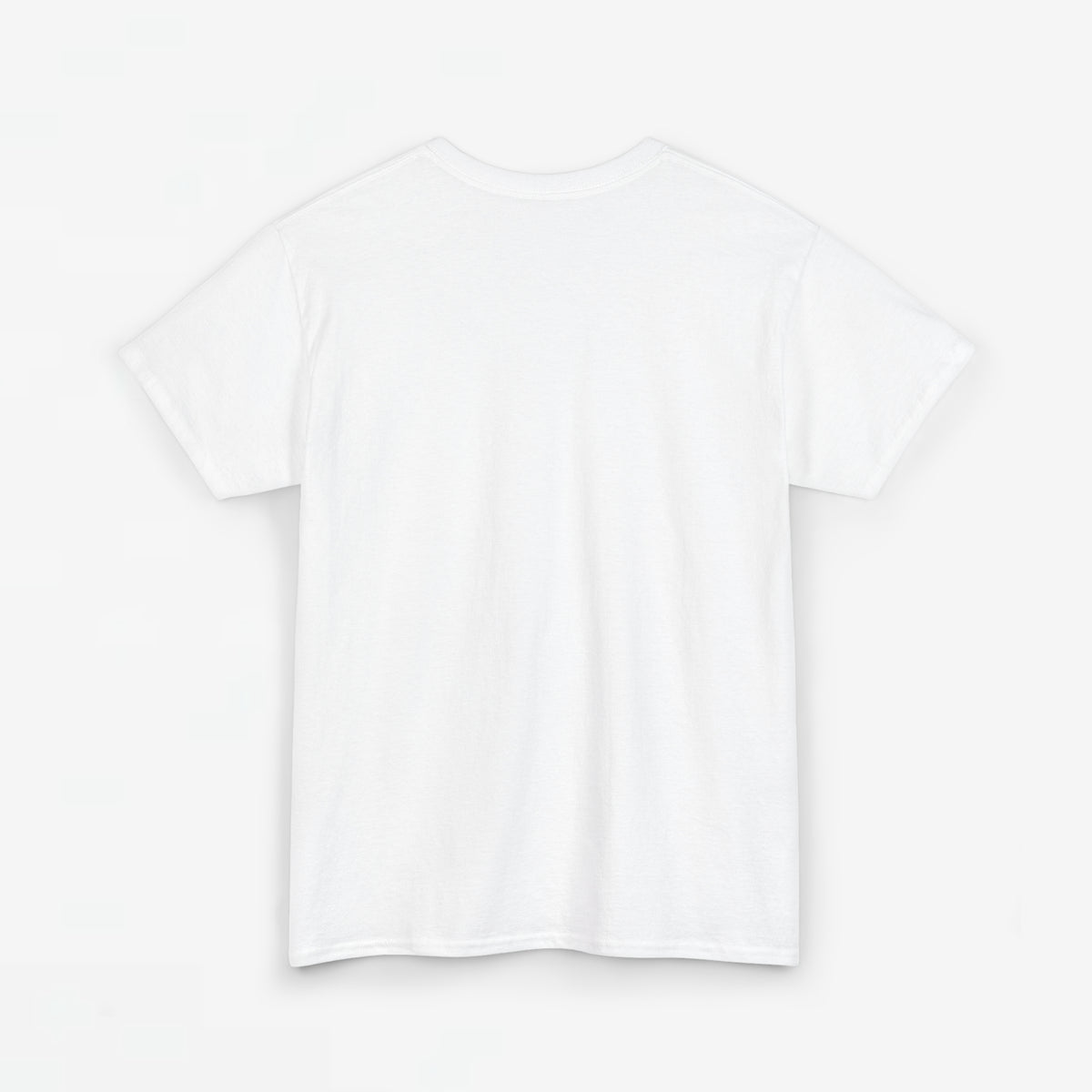 Witte oversized T-shirt met ronde hals, effen zonder zichtbare print