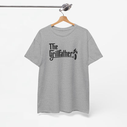 Vaderdag Papa Cadeau - T-shirt - The Grillfather (zwarte tekst) Oversized #2